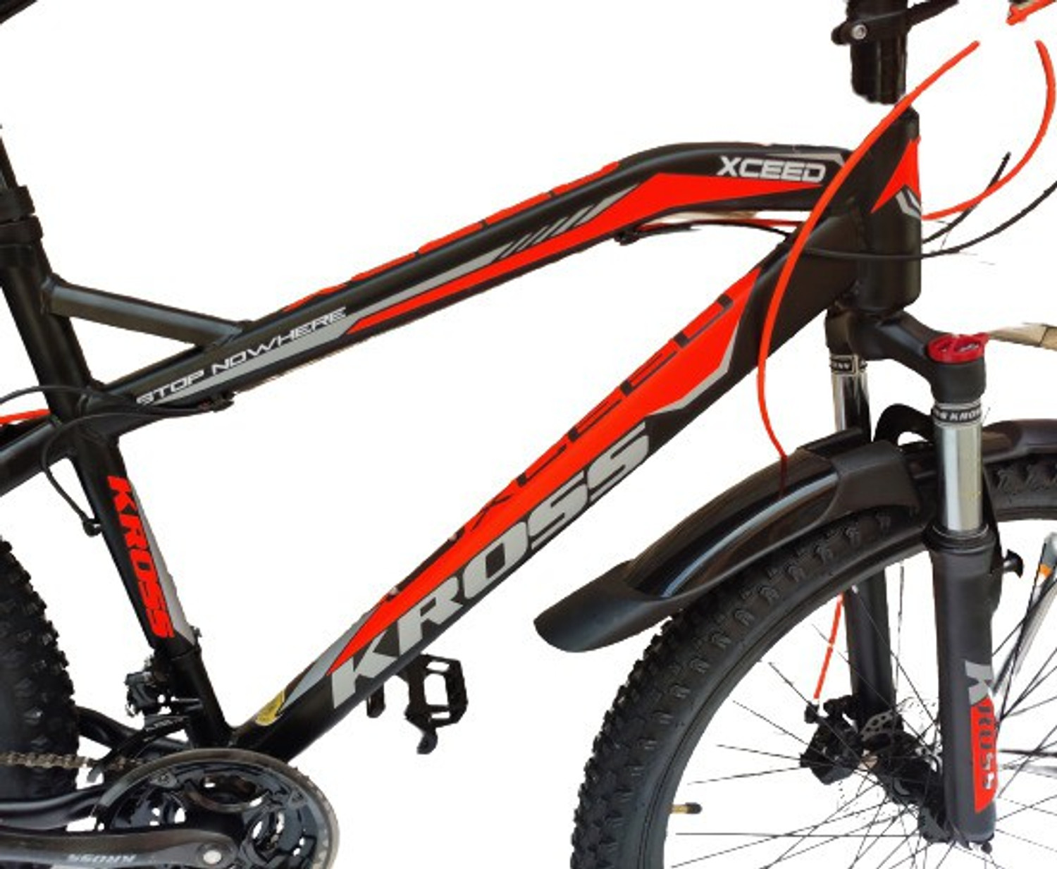 Image of Kross Xceed Double Disc Brake Front Lockout Suspension Bicycle MTB Bike 27.5 T (inch) Mountain Cycle