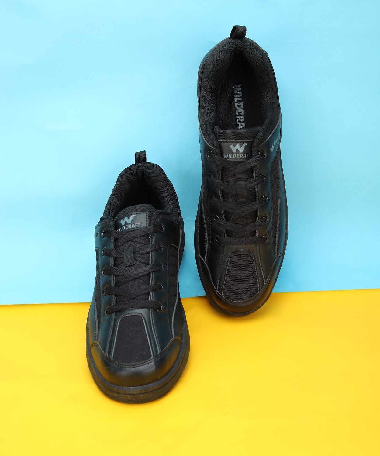 Wildcraft school shoes black top