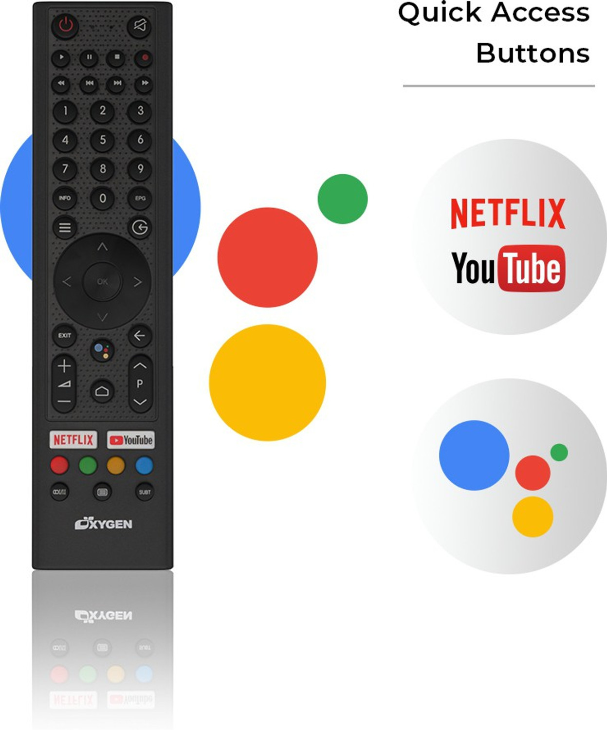 Image of Oxygen A2 108 cm (43 inch) Ultra HD (4K) LED Smart Android TV