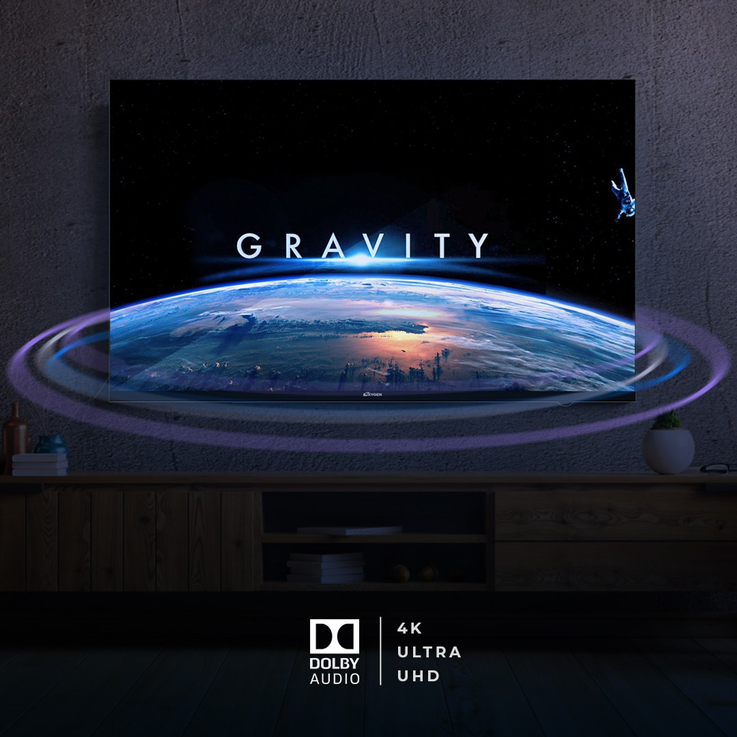 Image of Oxygen A2 108 cm (43 inch) Ultra HD (4K) LED Smart Android TV