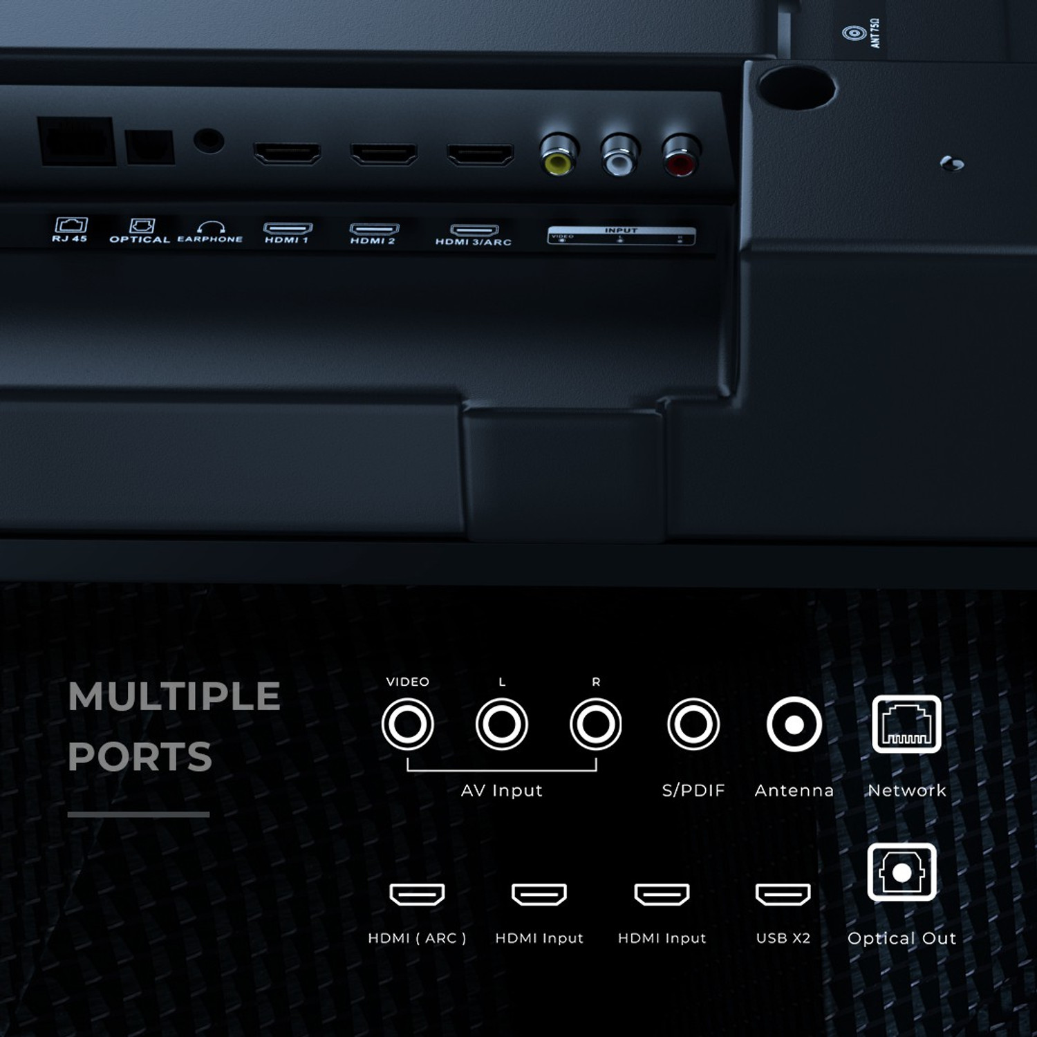 Image of Oxygen A2 108 cm (43 inch) Ultra HD (4K) LED Smart Android TV