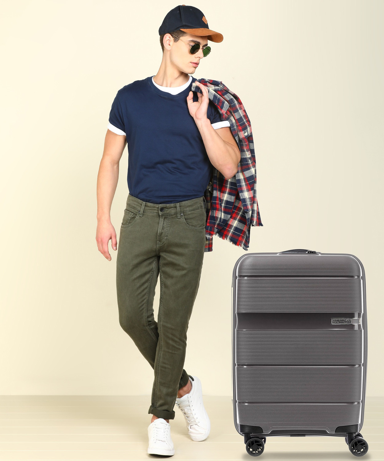 Image of AMERICAN TOURISTER LINEX SPINNER 77 /28 TSA-TITANIUM Check-in Suitcase 4 Wheels - 30 inch