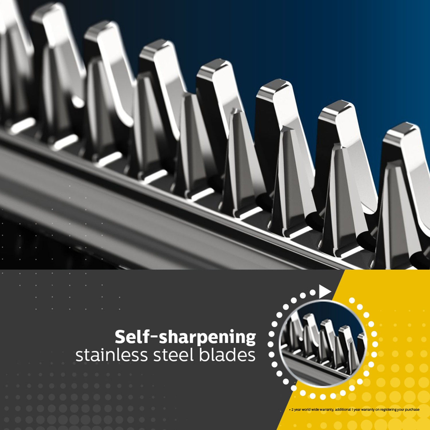 Image of PHILIPS BT3101 /15, Lift & Trim Tech, Effortless Even Trim Trimmer 45 min Runtime 10 Length Settings