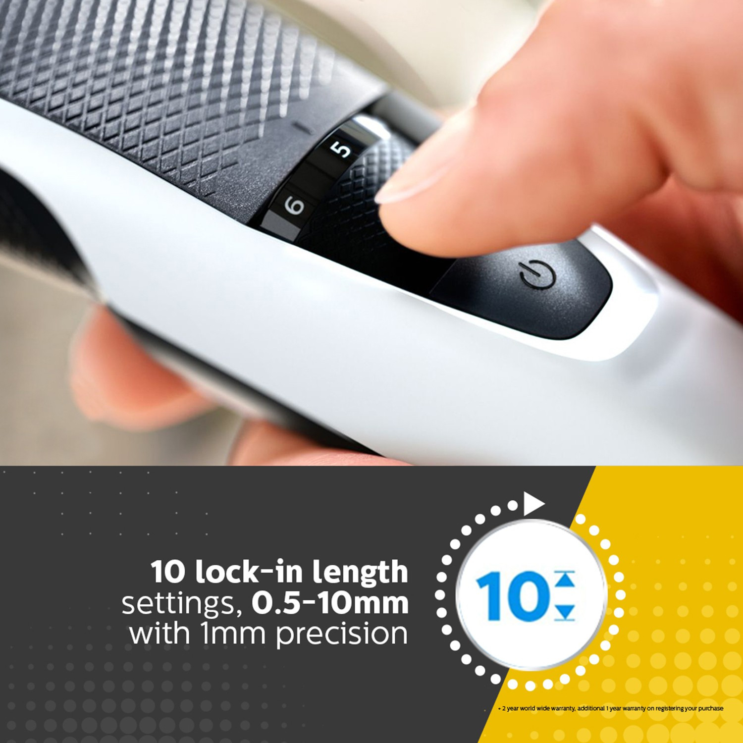 Image of PHILIPS BT3101 /15, Lift & Trim Tech, Effortless Even Trim Trimmer 45 min Runtime 10 Length Settings