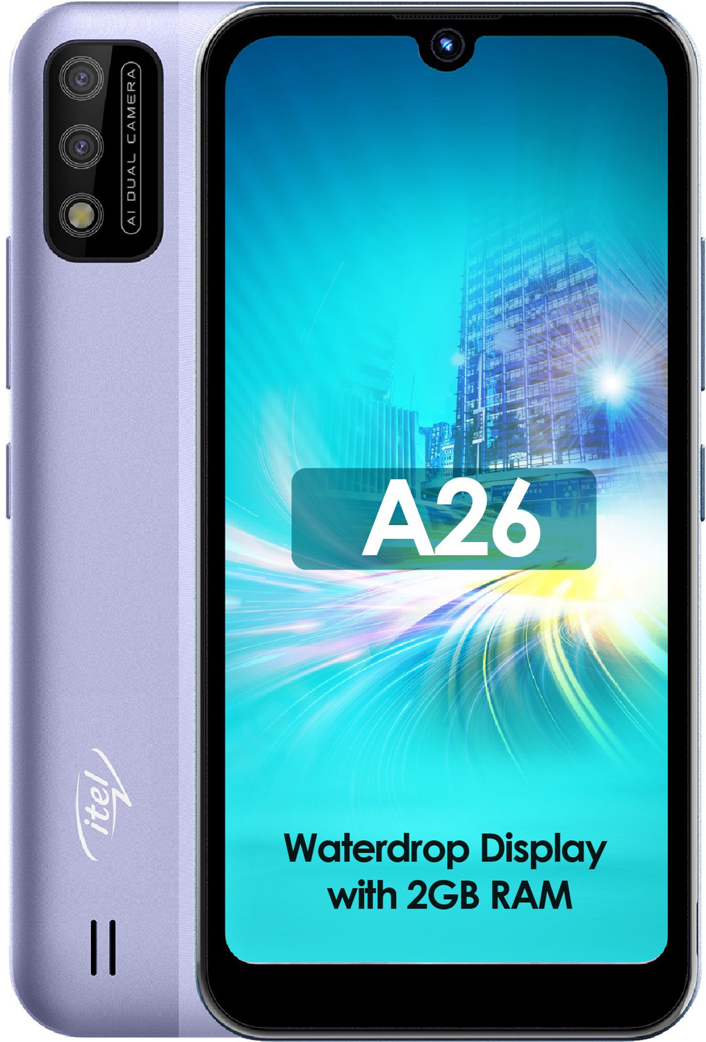 Image of itel A26 (Light Purple, 32 GB)