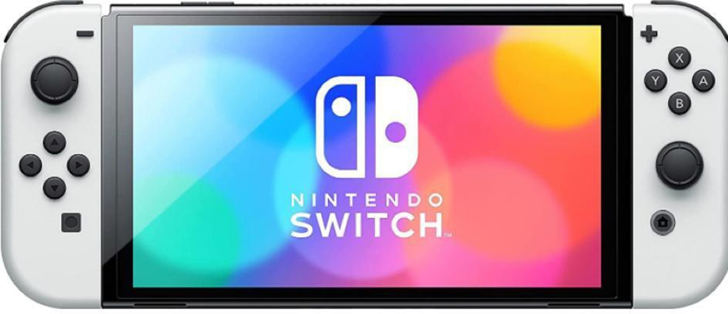 Image of NINTENDO Switch OLED Console with White Joy Con 64 GB