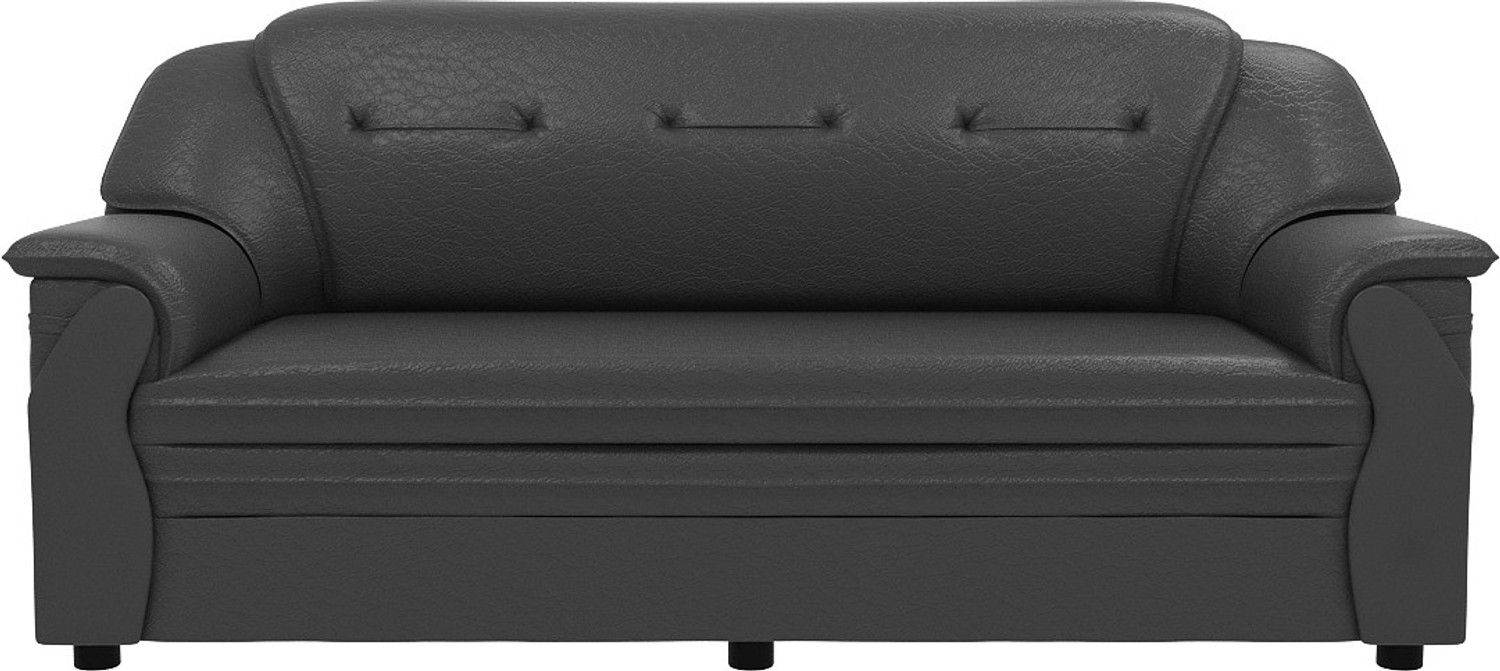 Image of Sekar Lifestyle Polyurethane Large Series Leatherette 3 Seater Sofa