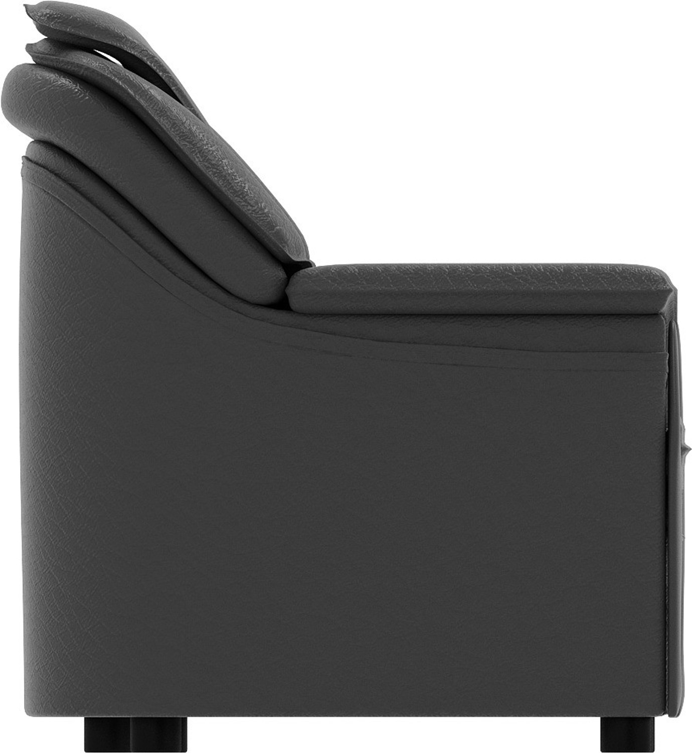 Image of Sekar Lifestyle Polyurethane Large Series Leatherette 3 Seater Sofa