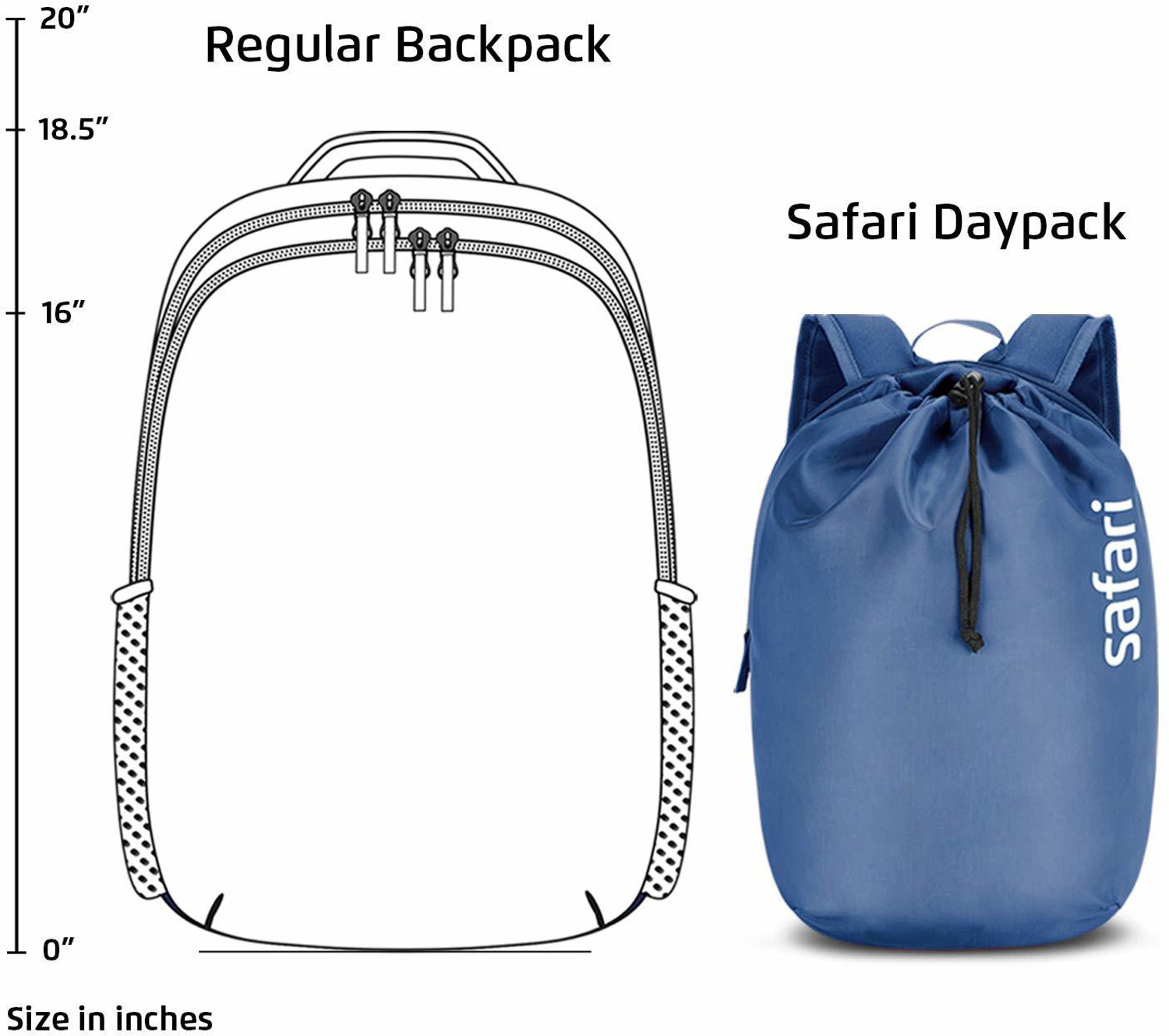 Safari daypack bag clearance