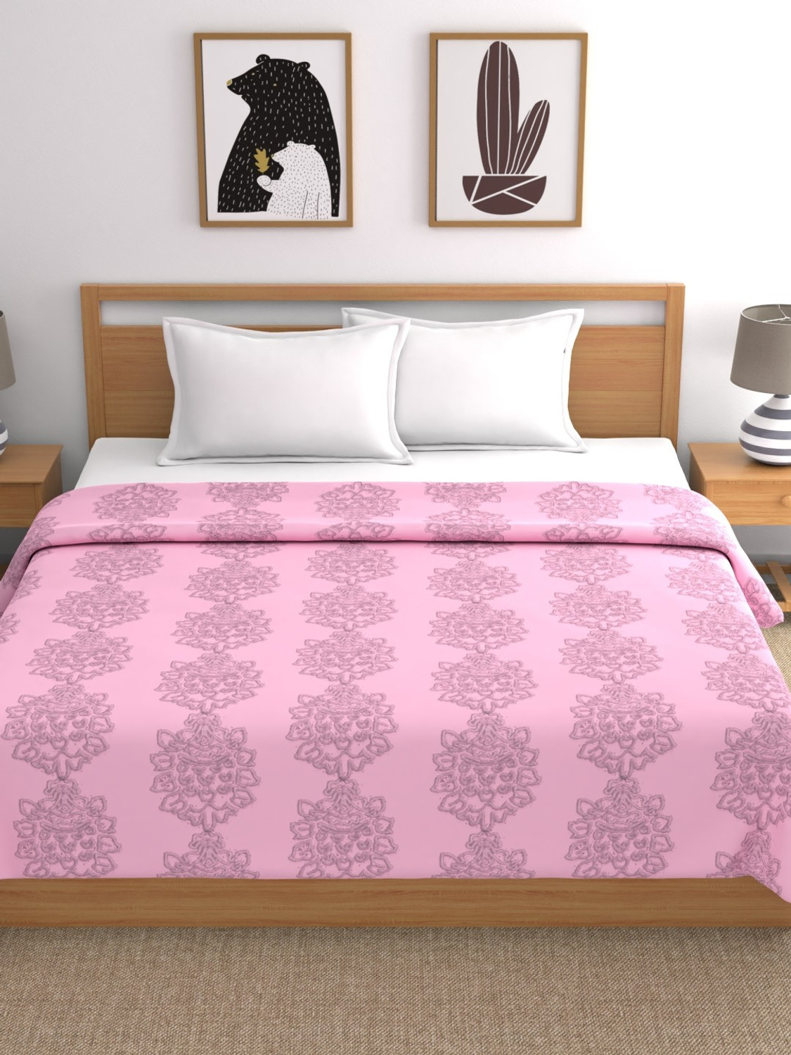 Raymond Home Motifs Double Mink Blanket for AC Room Polyester