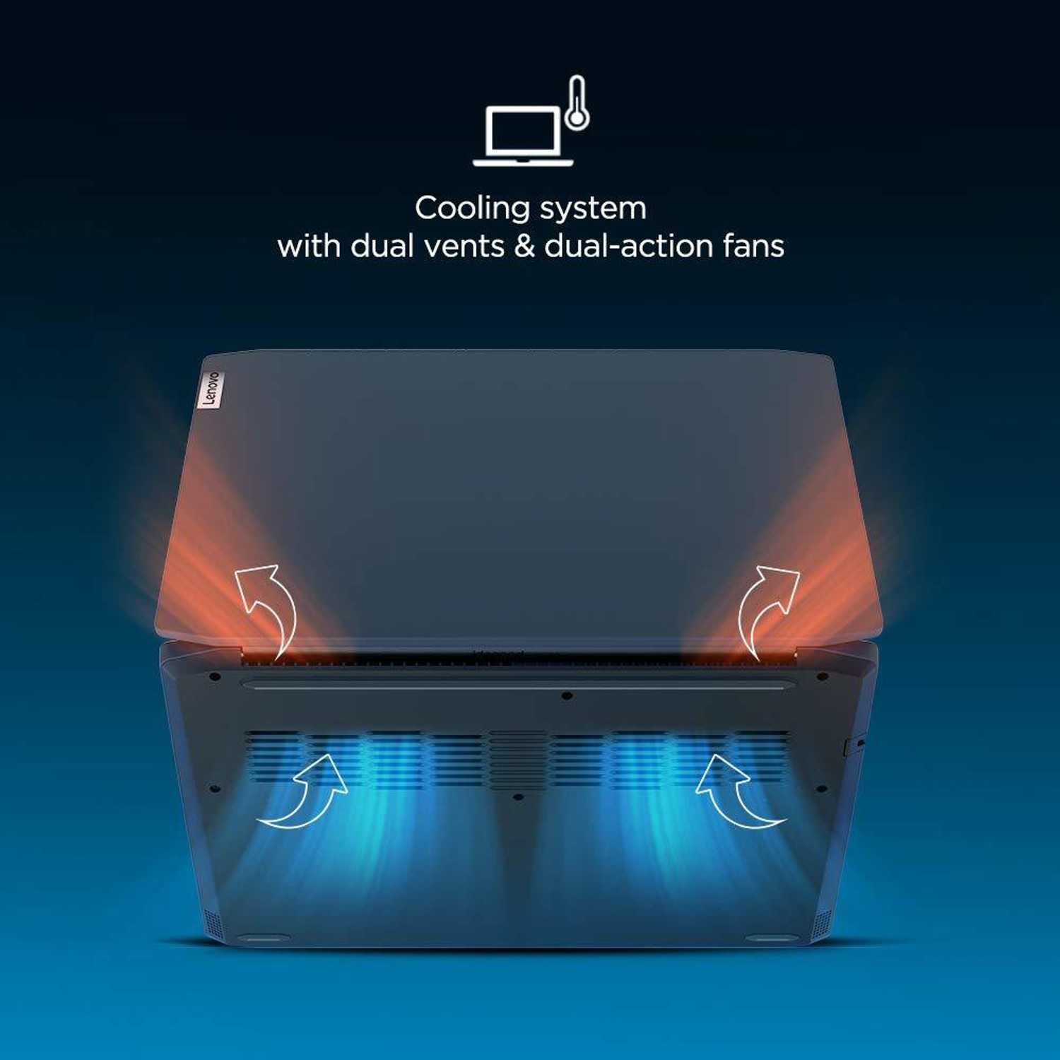 Image of Lenovo IdeaPad Gaming 3 Intel Intel Core i5 10th Gen - (8 GB /1 TB HDD /Windows 10 Home /4 GB Graphics /NVIDIA GeForce GTX NVIDIA GeForce GTX 1650 4GB GDDR6) 81Y40183IN Gaming Laptop