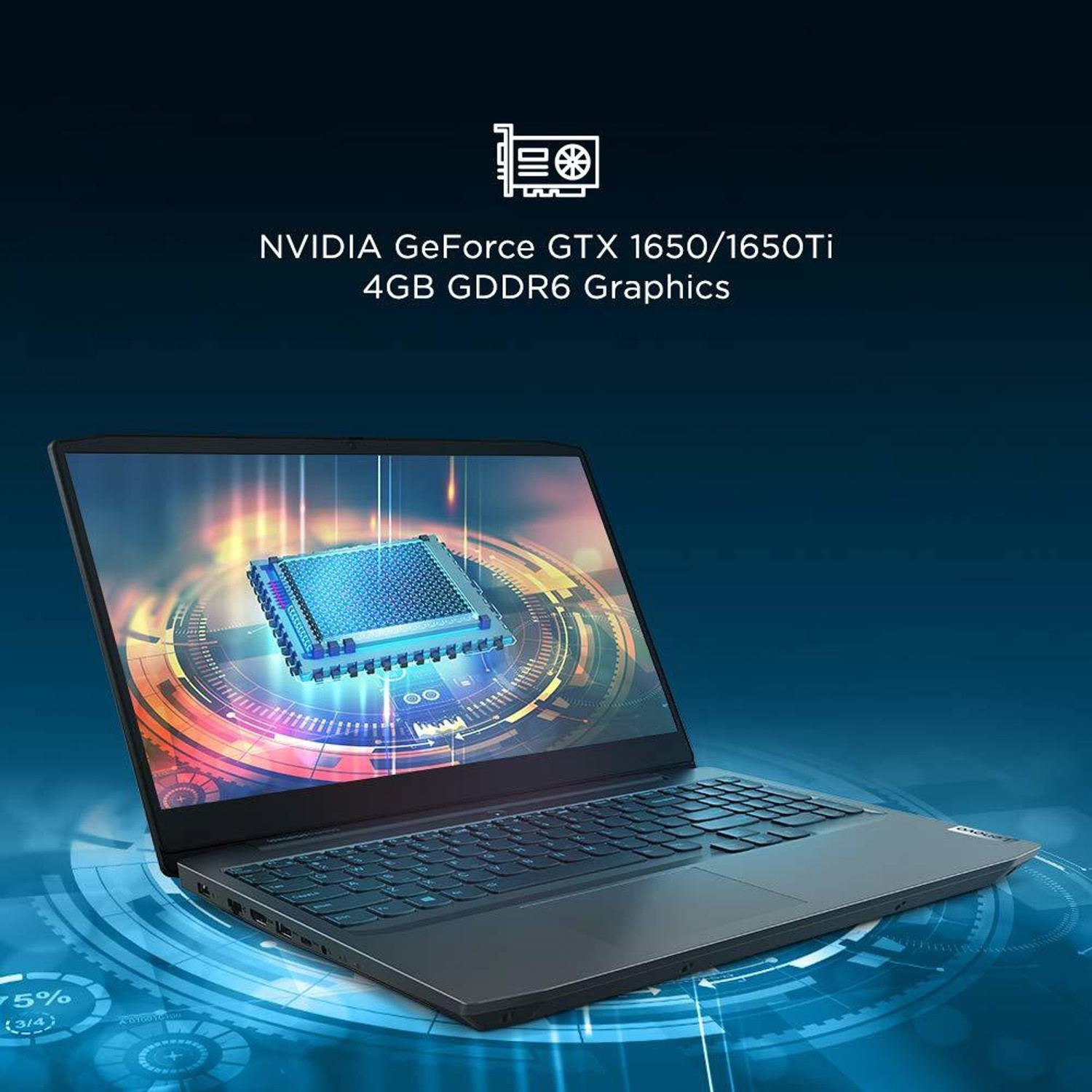 Image of Lenovo IdeaPad Gaming 3 Intel Intel Core i5 10th Gen - (8 GB /1 TB HDD /Windows 10 Home /4 GB Graphics /NVIDIA GeForce GTX NVIDIA GeForce GTX 1650 4GB GDDR6) 81Y40183IN Gaming Laptop