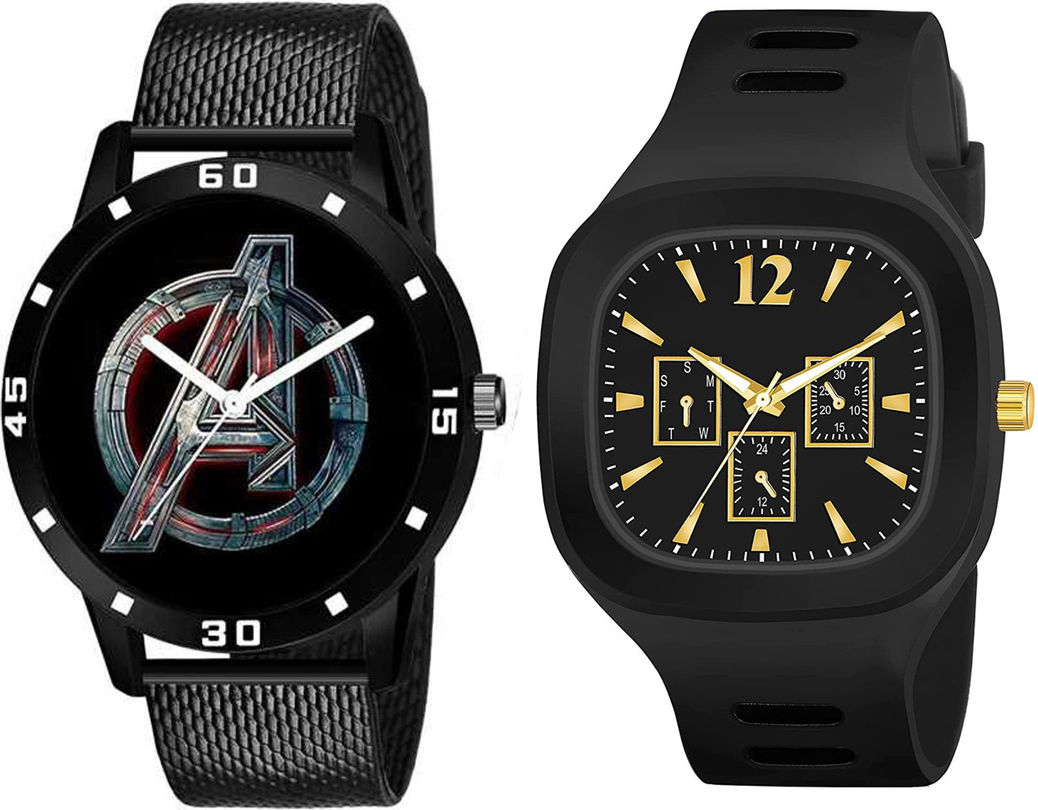 Image of Alix automatic flying wheel tourbillon with date day working silver gold professional Analog Watch - For Men AL2907 Tourbillion