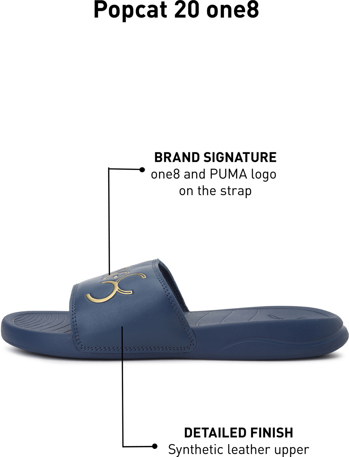 PUMA Men Popcat 20 one8 Slides Blue 10 Price History