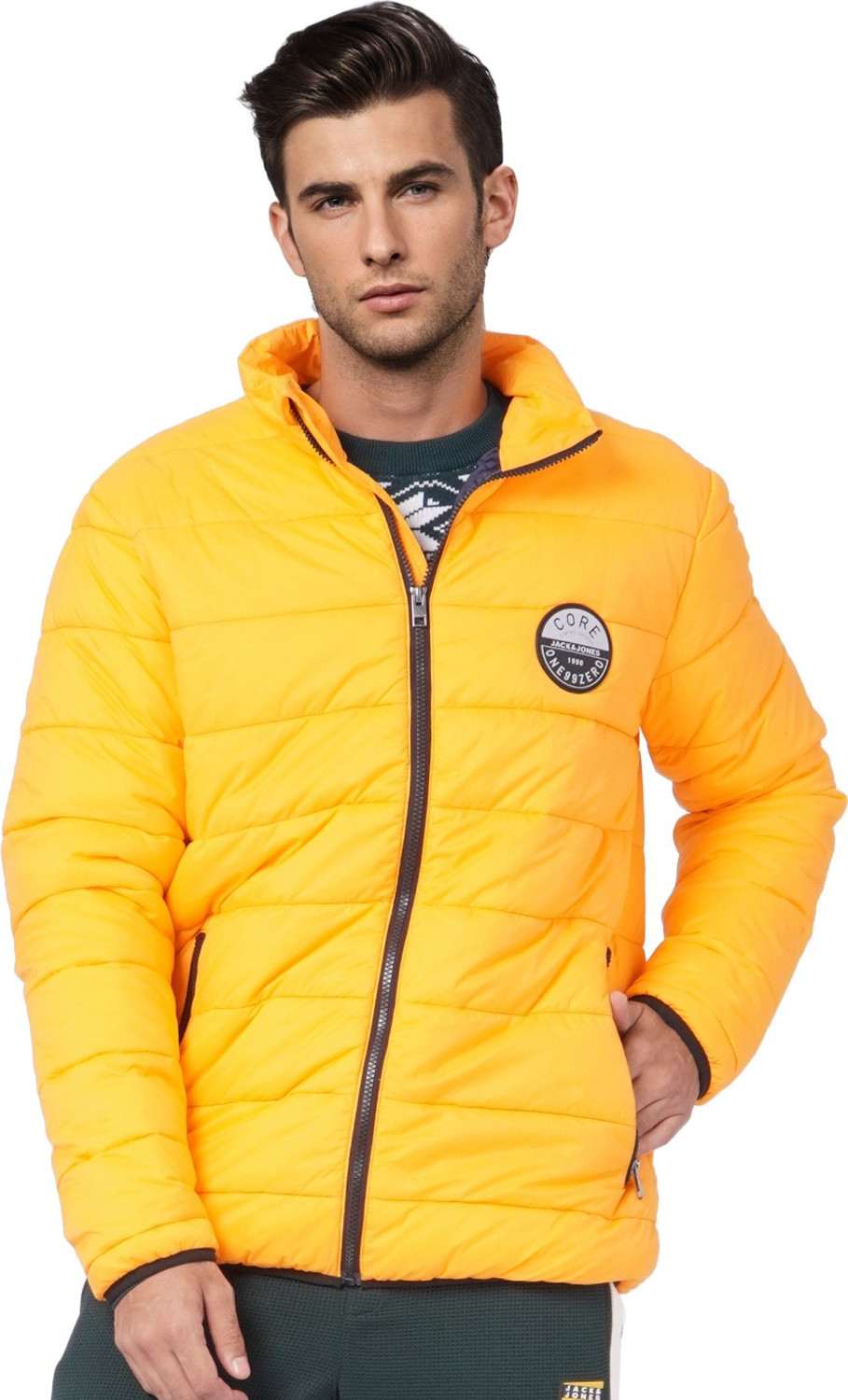 Image of JACK & JONES Full Sleeve Solid Men Jacket