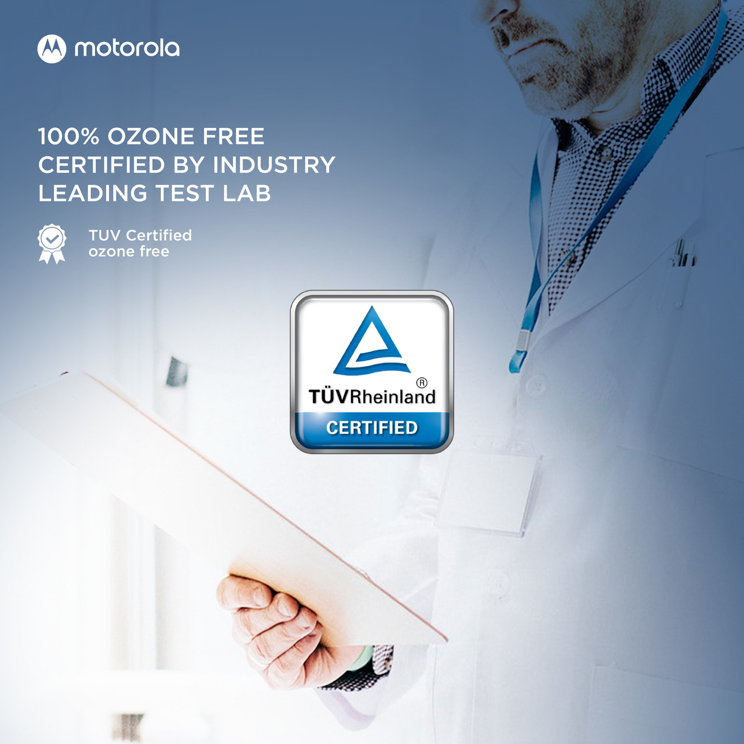 Image of MOTOROLA AP 450 with HEPA Filter, Smart App Connectvity Portable Room Air Purifier