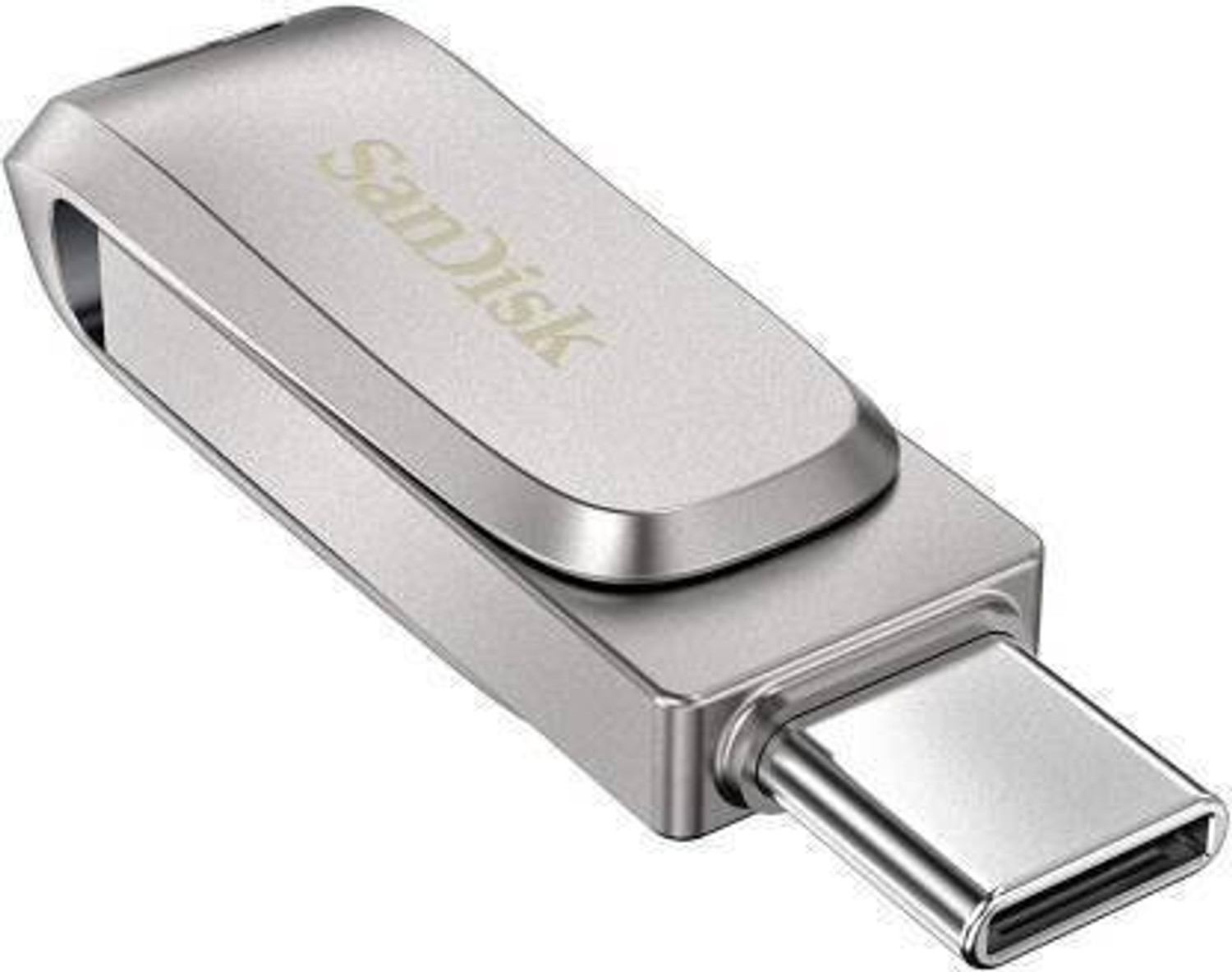 SanDisk SDDDC4-128 128 GB OTG Drive  (Silver, Type A to Type C)