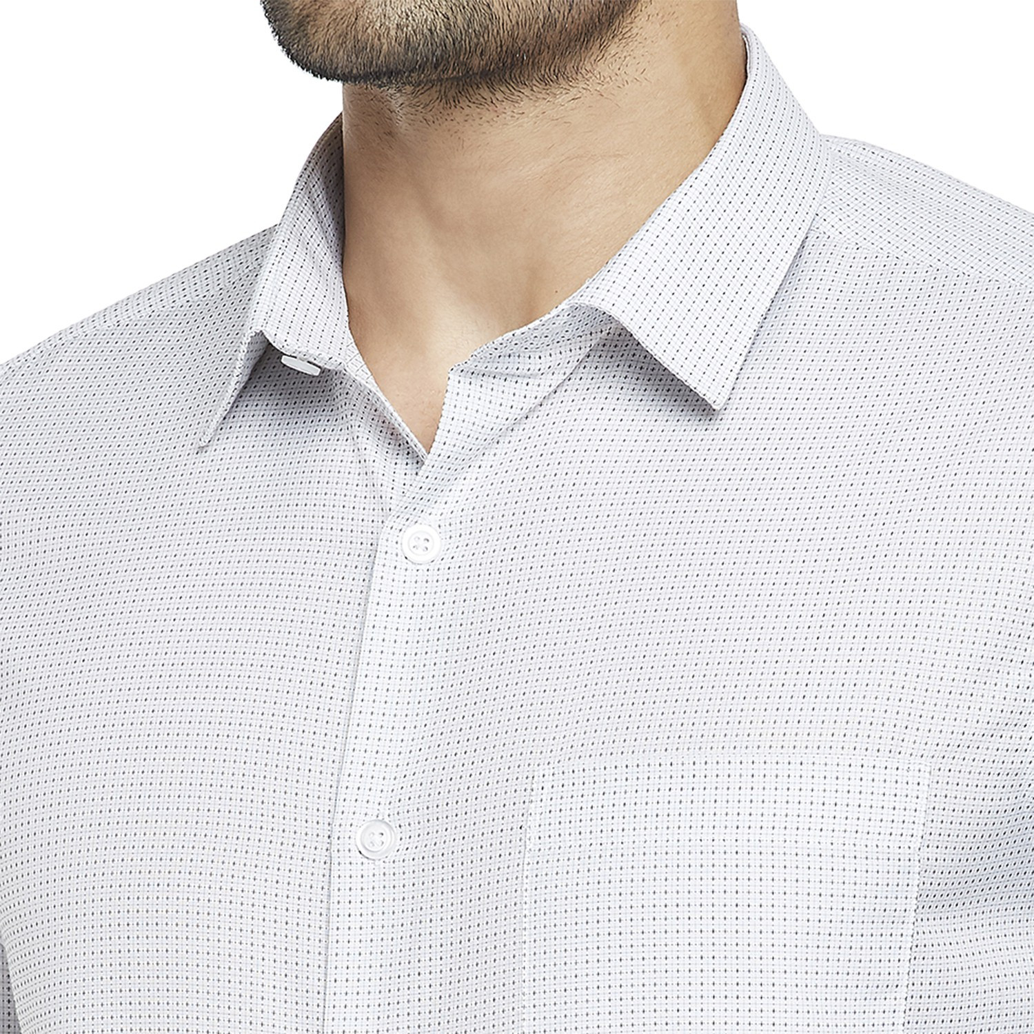 Image of Byford by Pantaloons Men Printed Formal White Shirt