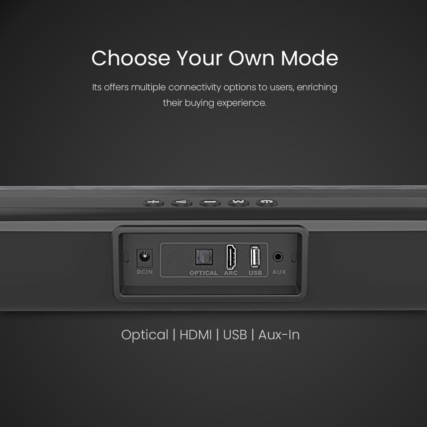 Image of Portronics Sound Slick III 80 W Bluetooth Soundbar