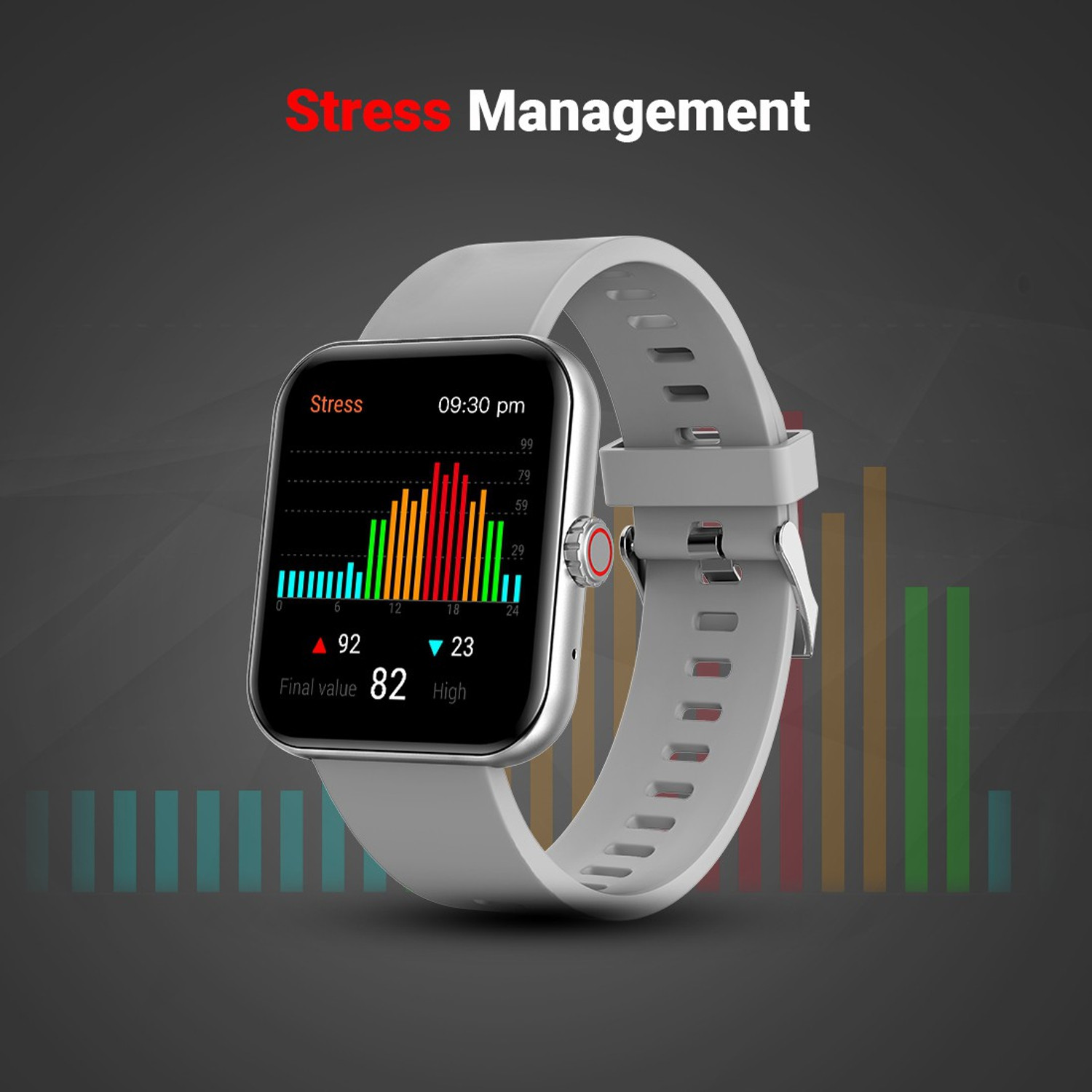 Image of Fire-Boltt AI 43.2mm (1.7 inch) BT Calling, Voice Assistant Smartwatch