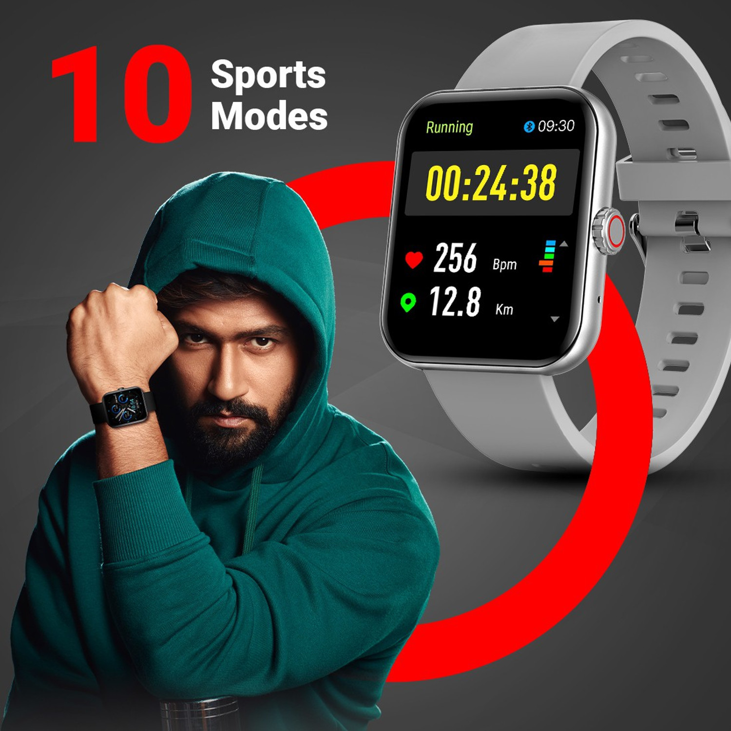 Image of Fire-Boltt AI 43.2mm (1.7 inch) BT Calling, Voice Assistant Smartwatch