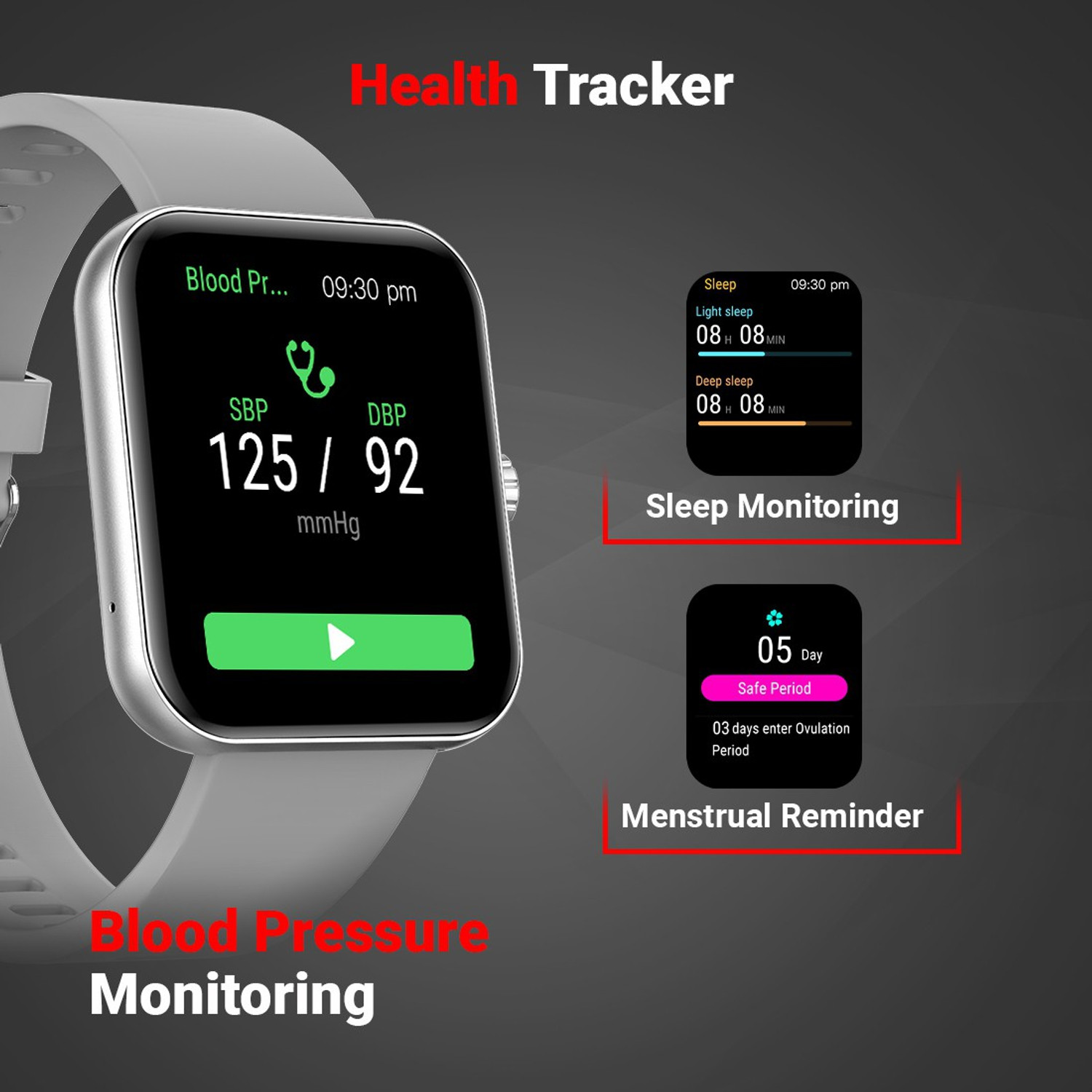 Image of Fire-Boltt AI 43.2mm (1.7 inch) BT Calling, Voice Assistant Smartwatch