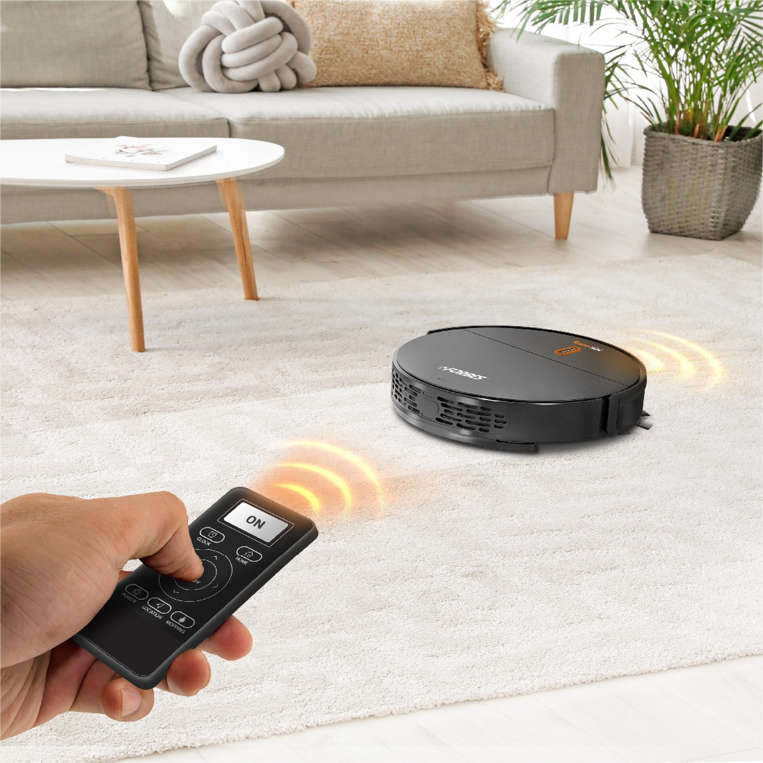 Image of EUREKA FORBES ROBO iVac Robotic Floor Cleaner with Reusable Dust Bag