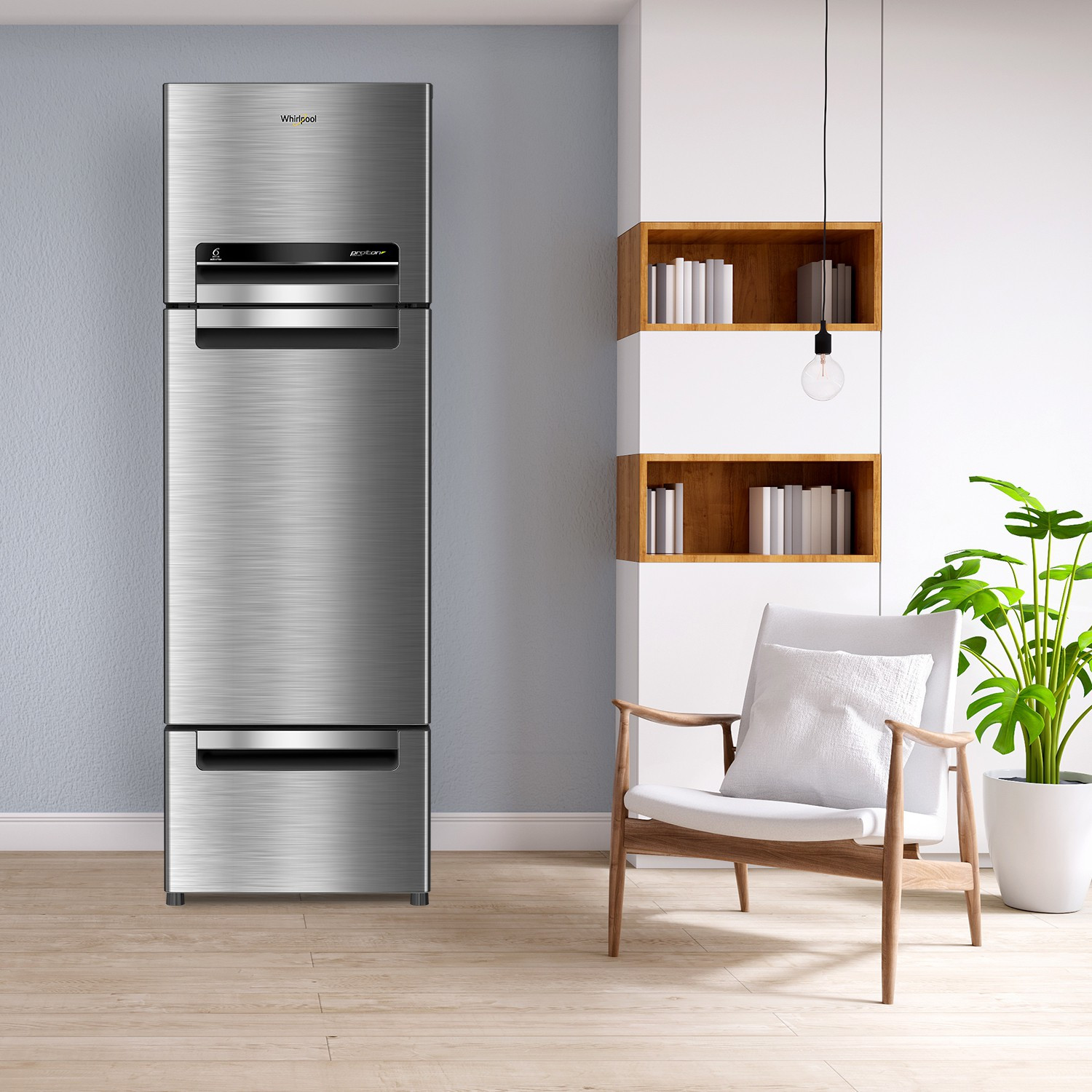 Image of Whirlpool 260 L Frost Free Triple Door Refrigerator