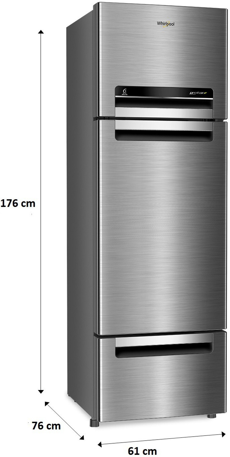 Image of Whirlpool 260 L Frost Free Triple Door Refrigerator