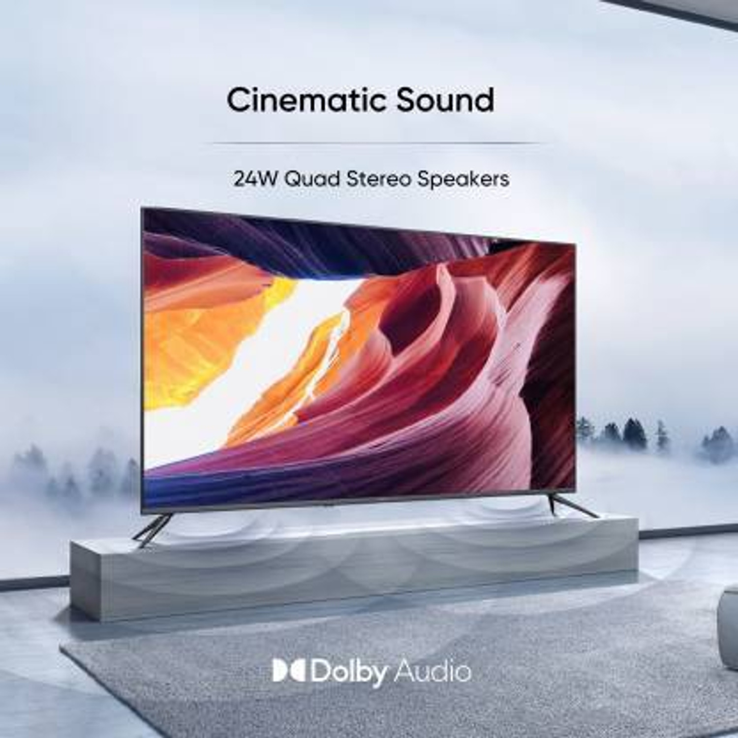 Image of realme SLED 139 cm (55 inch) Ultra HD (4K) LED Smart Android TV (RMV2001 SLED TV 55)