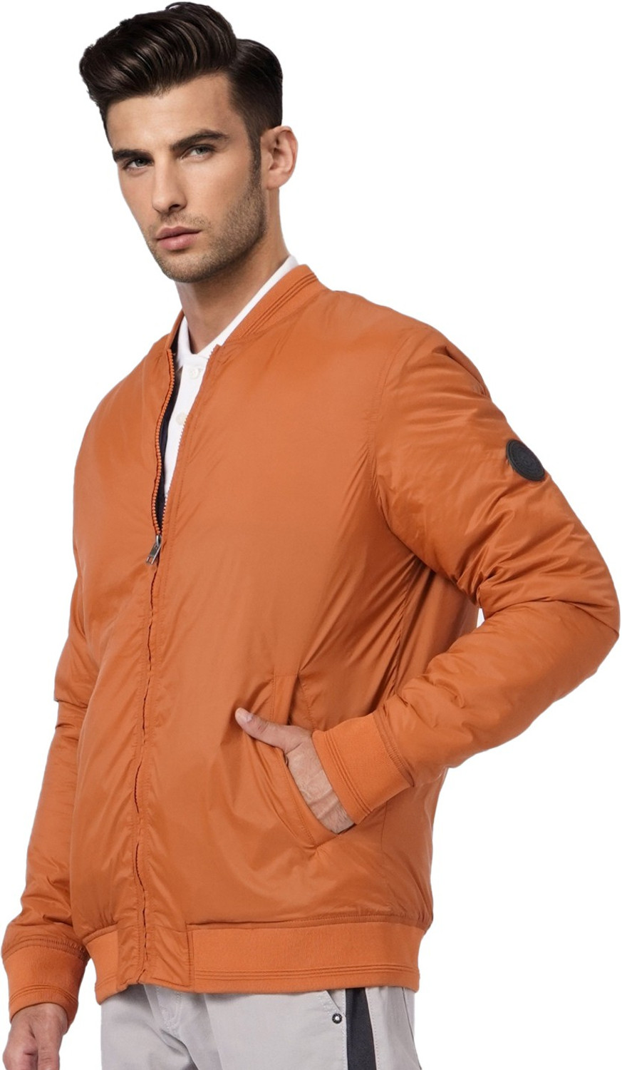 Jack & jones full sleeve solid men's jacket hotsell