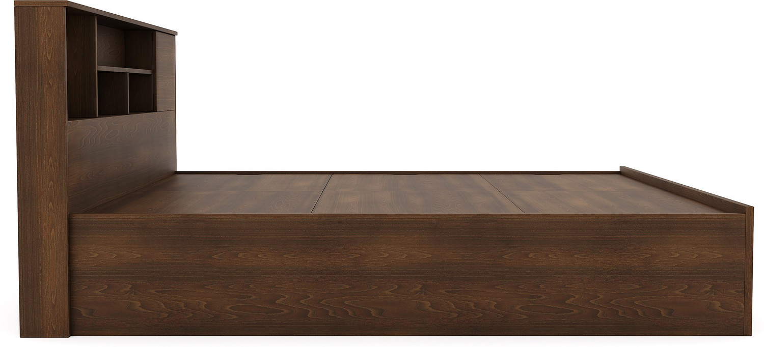 Image of Nilkamal Mozart Headboard Storage Engineered Wood Queen Box Bed, 218.5 cm x 161.8 cm (7.17 ft x 5.31 ft)