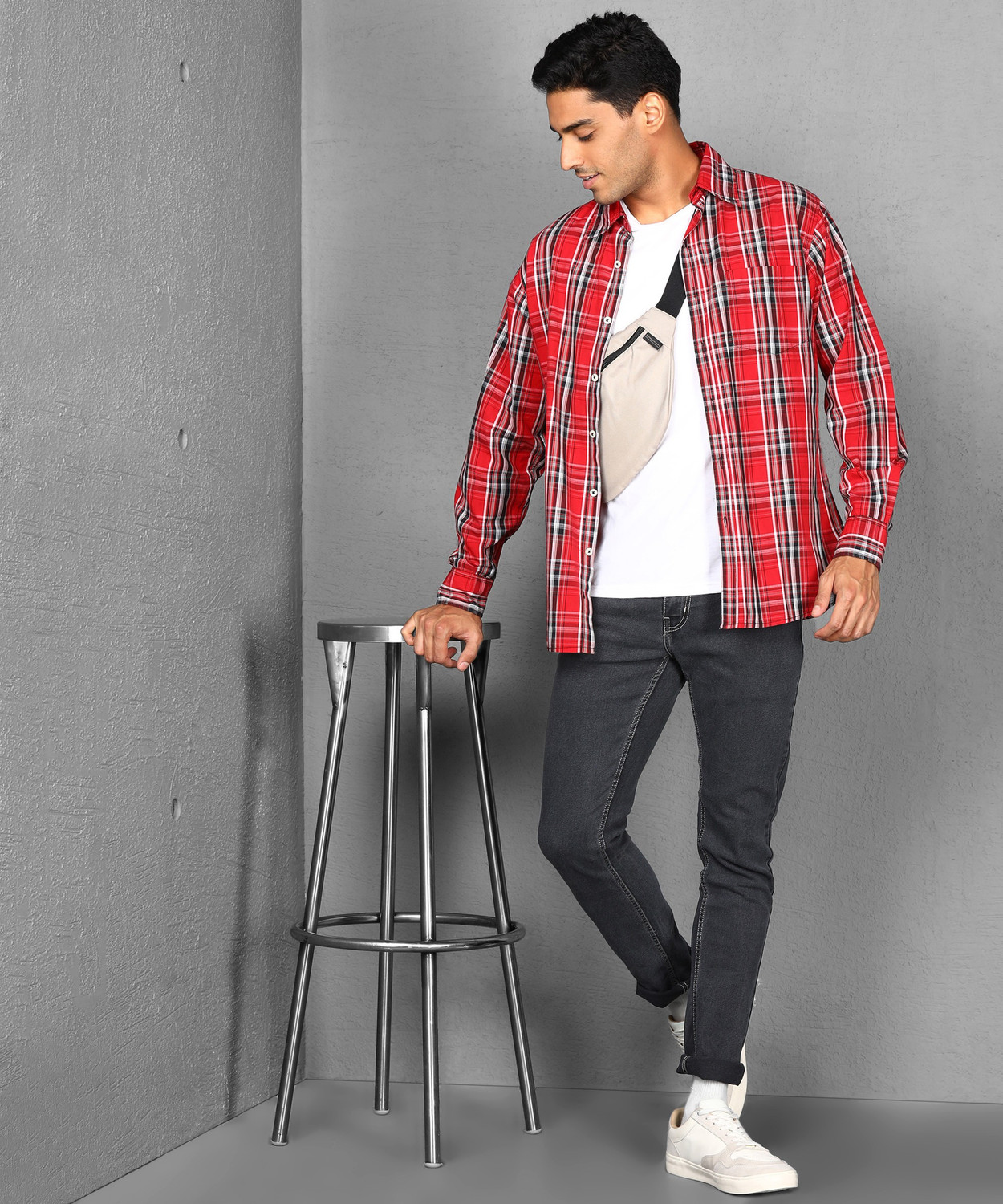 Image of METRONAUT by Flipkart Slim Men Grey Jeans