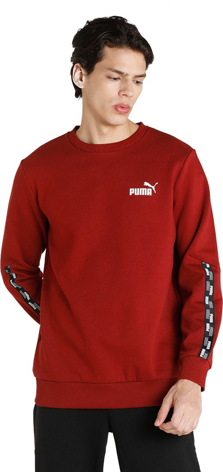 Puma full sleeve best sale solid men's sweatshirt
