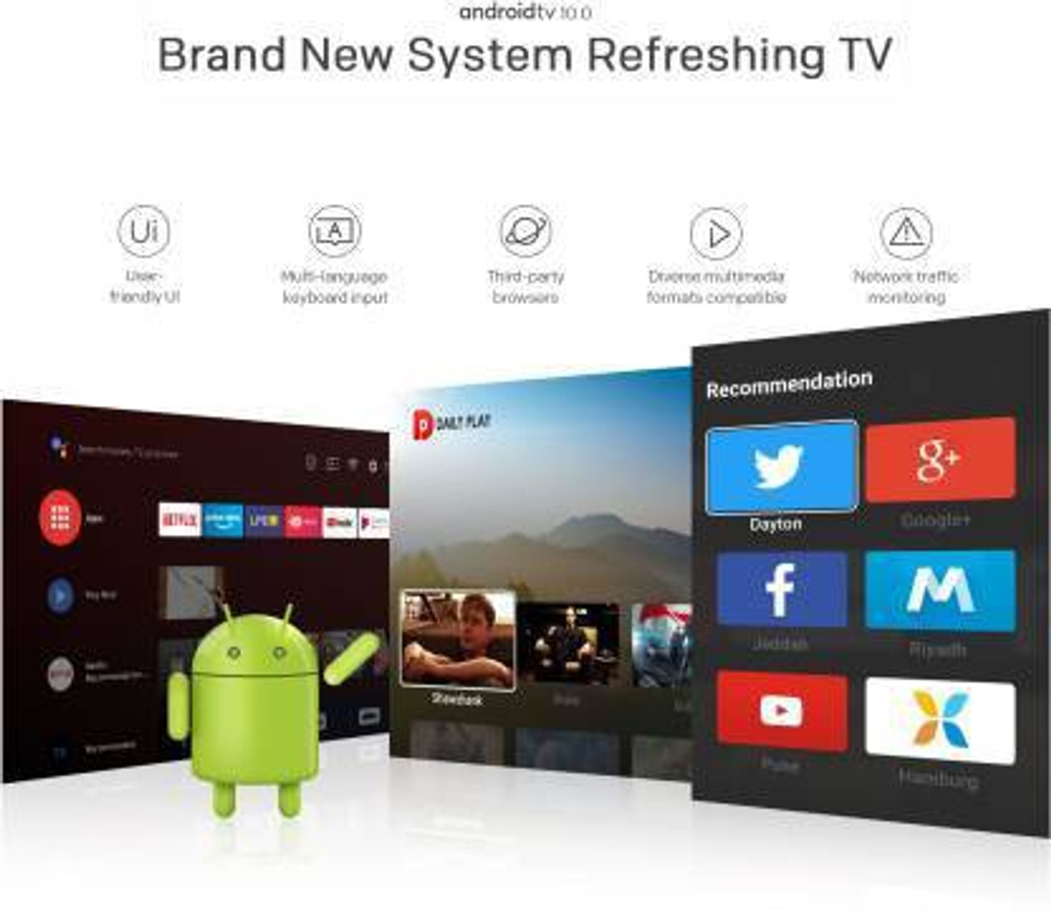 Image of Coocaa 109 cm (43 inch) Ultra HD (4K) LED Smart Android TV with Google Assistant, HDR 10 and Dolby Audio (43S6G Pro)
