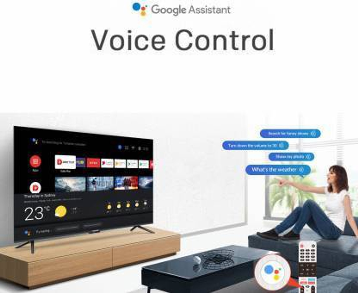 Image of Coocaa 109 cm (43 inch) Ultra HD (4K) LED Smart Android TV with Google Assistant, HDR 10 and Dolby Audio (43S6G Pro)