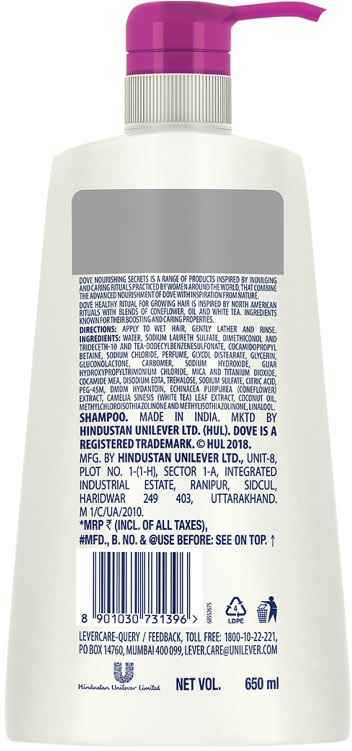 Image of DOVE Healthy Ritual for Growing Hair Shampoo