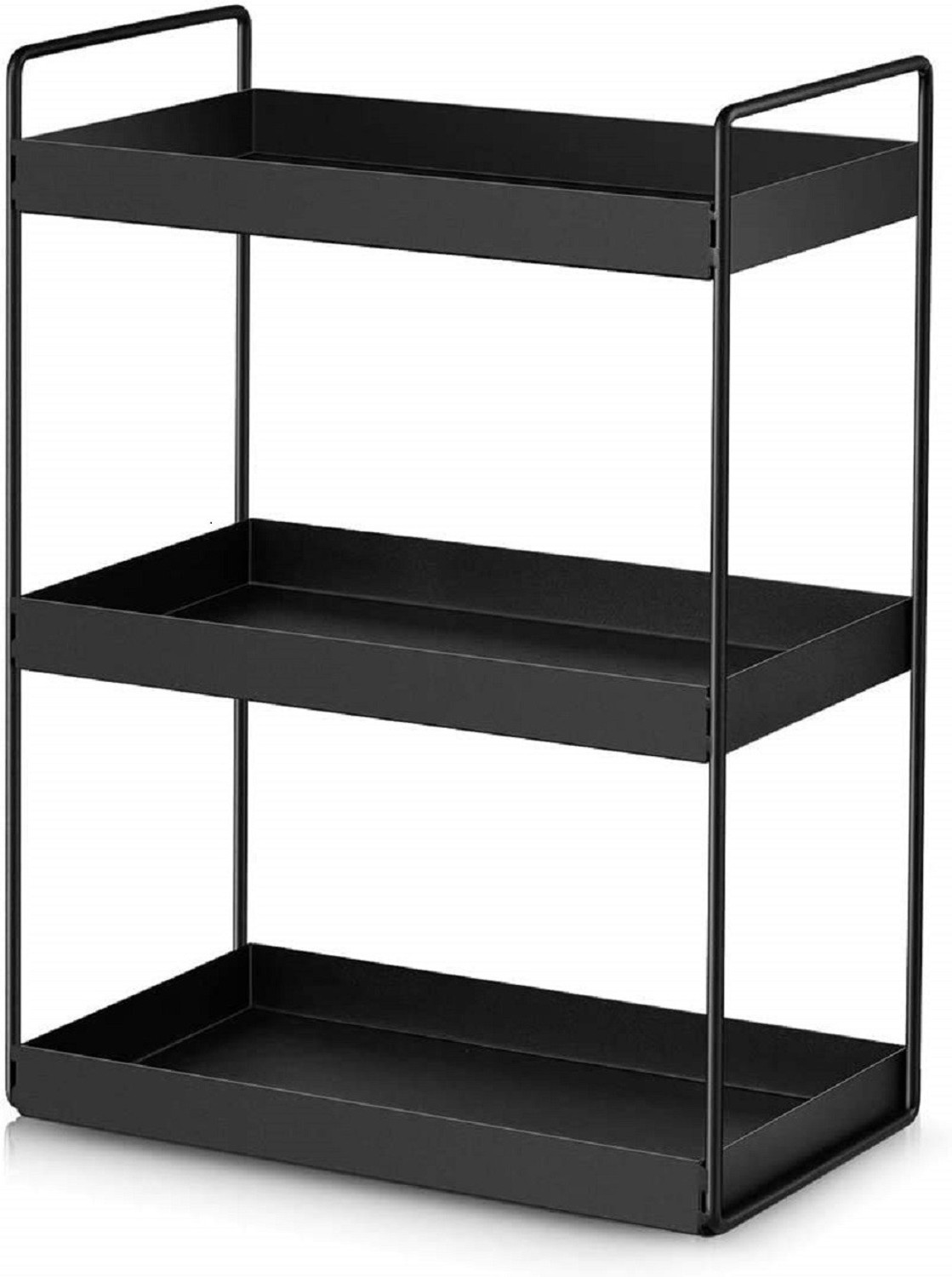 Image of Heaven Shield Containers Kitchen Rack Multipurpose Rack | Microwave Oven Stand & OTG Rack Iron, Wood