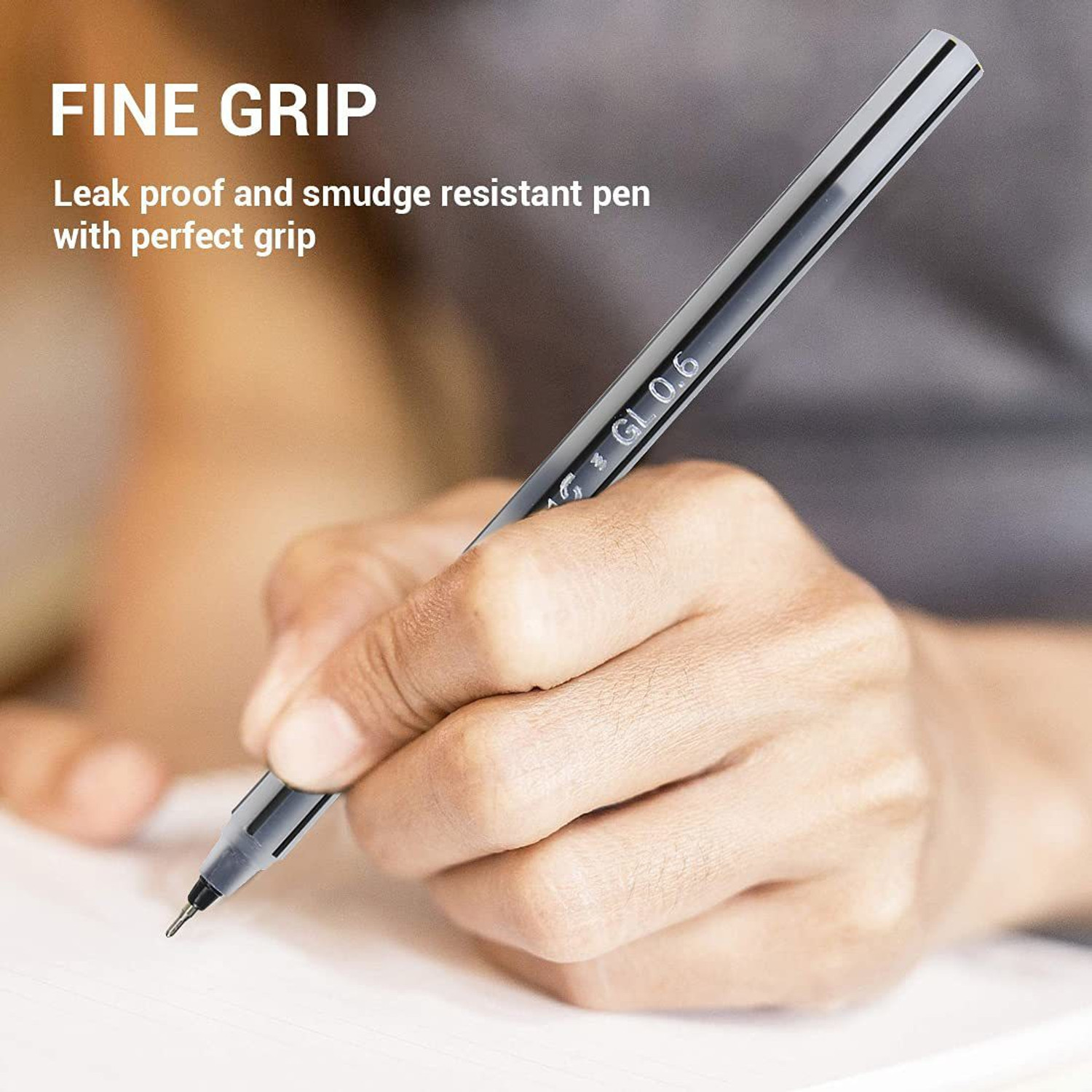 Image of DOMS DF Everyday 0.6 GL Ball Point Pens Box Pack | Lightweight & Sleek Body | Smart Ball Pen