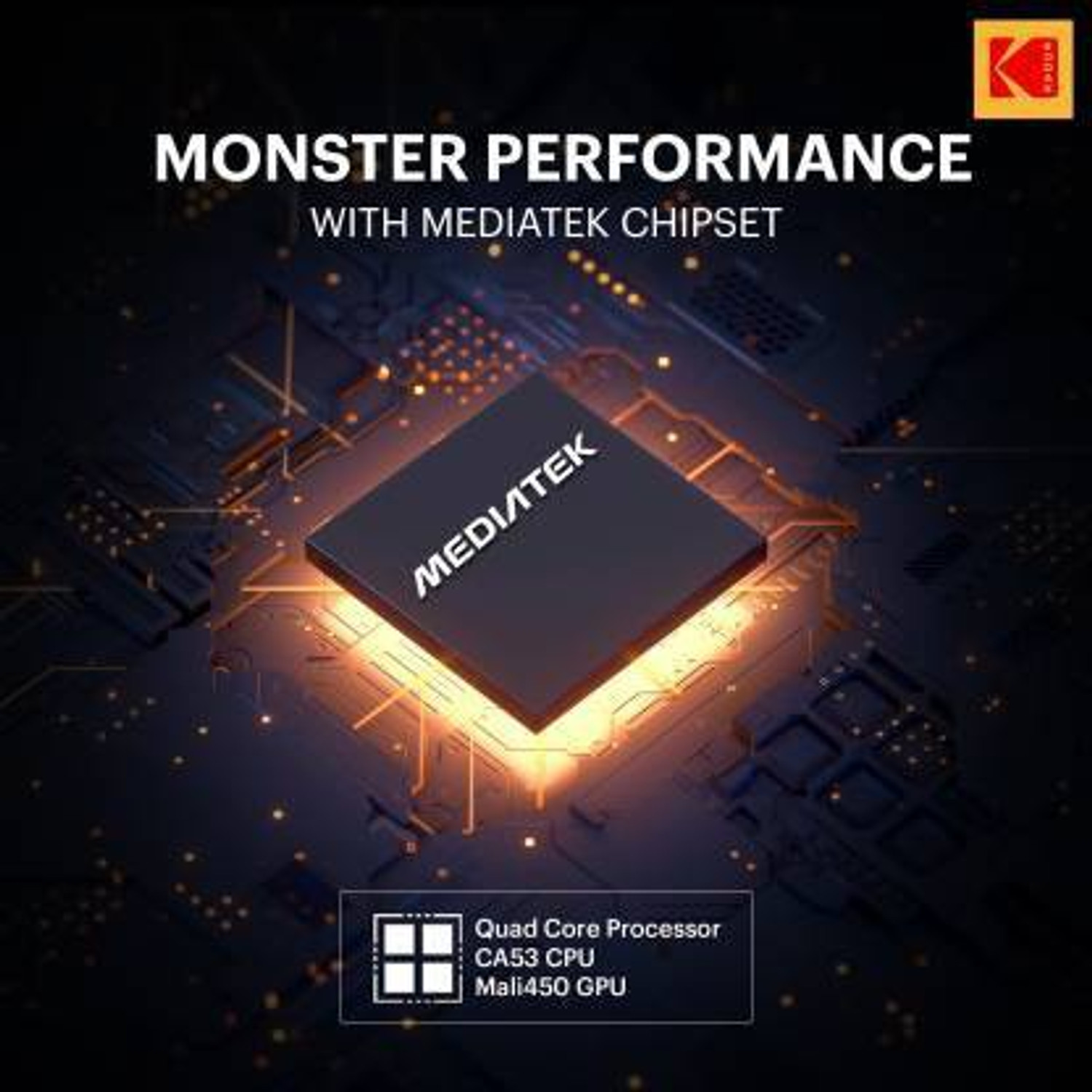 Image of KODAK CA Series 108 cm (43 inch) Ultra HD (4K) LED Smart Android TV with Dolby Digital Plus & DTS TruSurround (43CA2022)