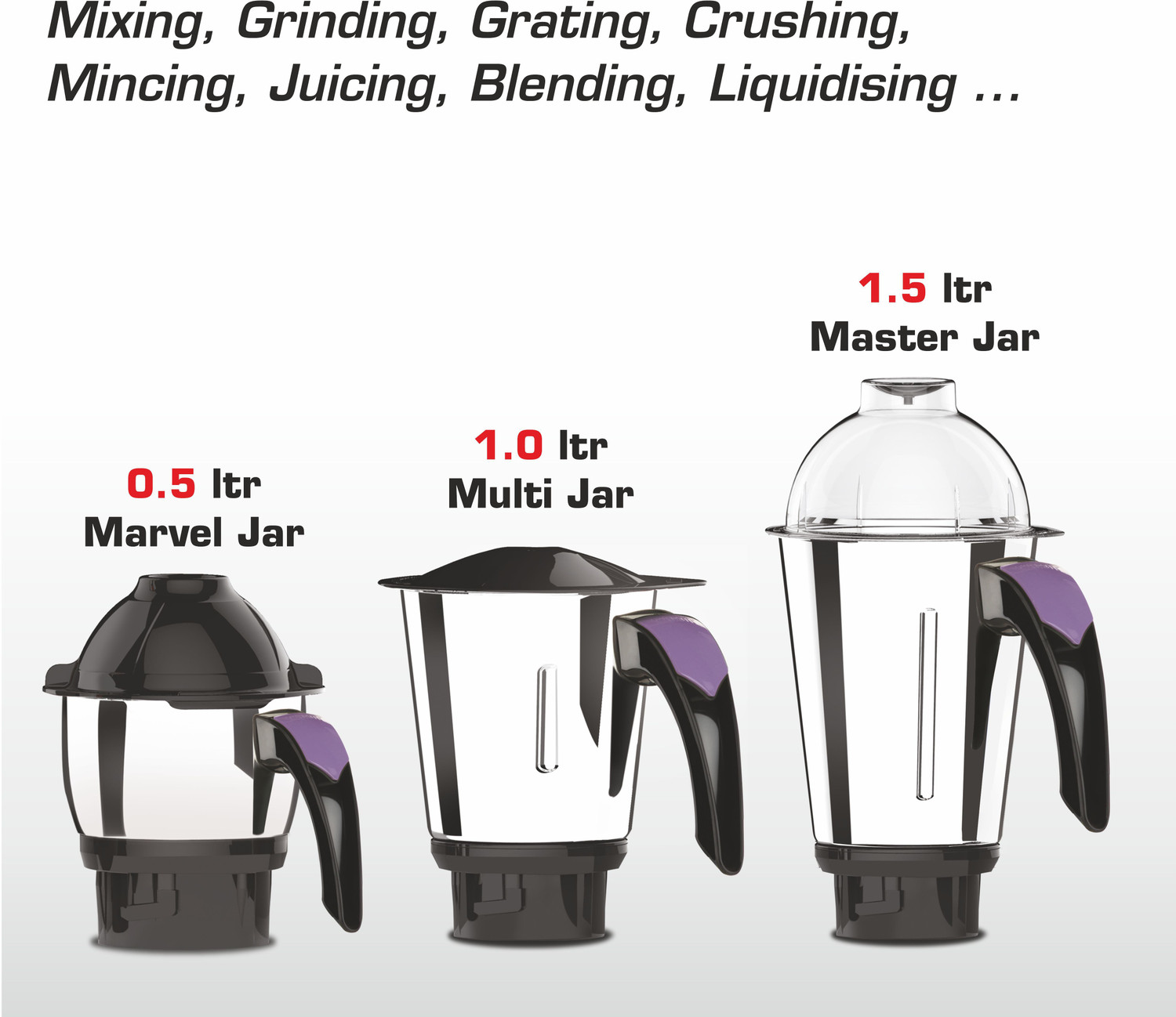 Image of Vidiem by VIDIEM ASTER 750 W Mixer Grinder