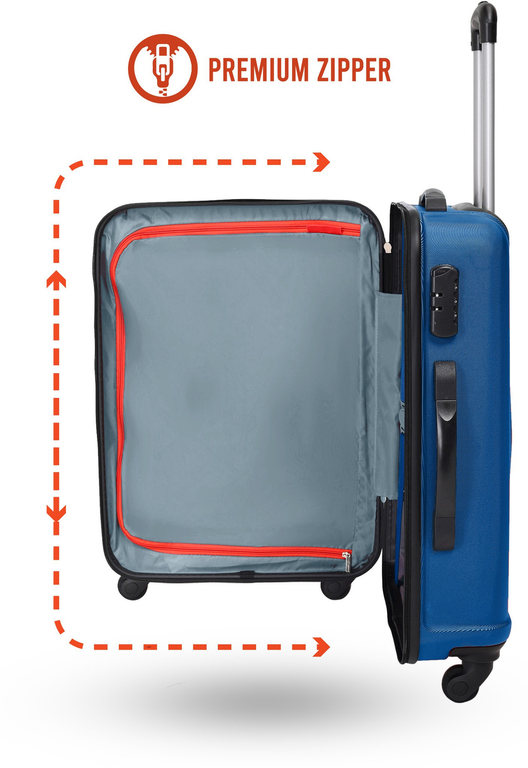 Image of KILLER Arrow Check-in Suitcase 4 Wheels - 24 inch