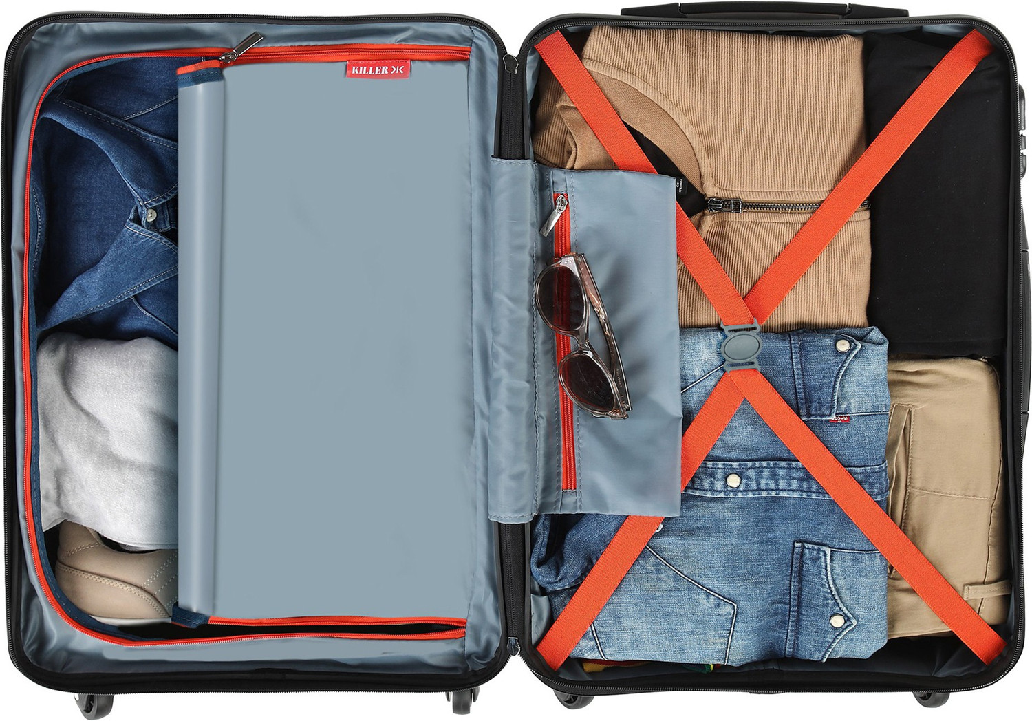 Image of KILLER Arrow Check-in Suitcase 4 Wheels - 24 inch