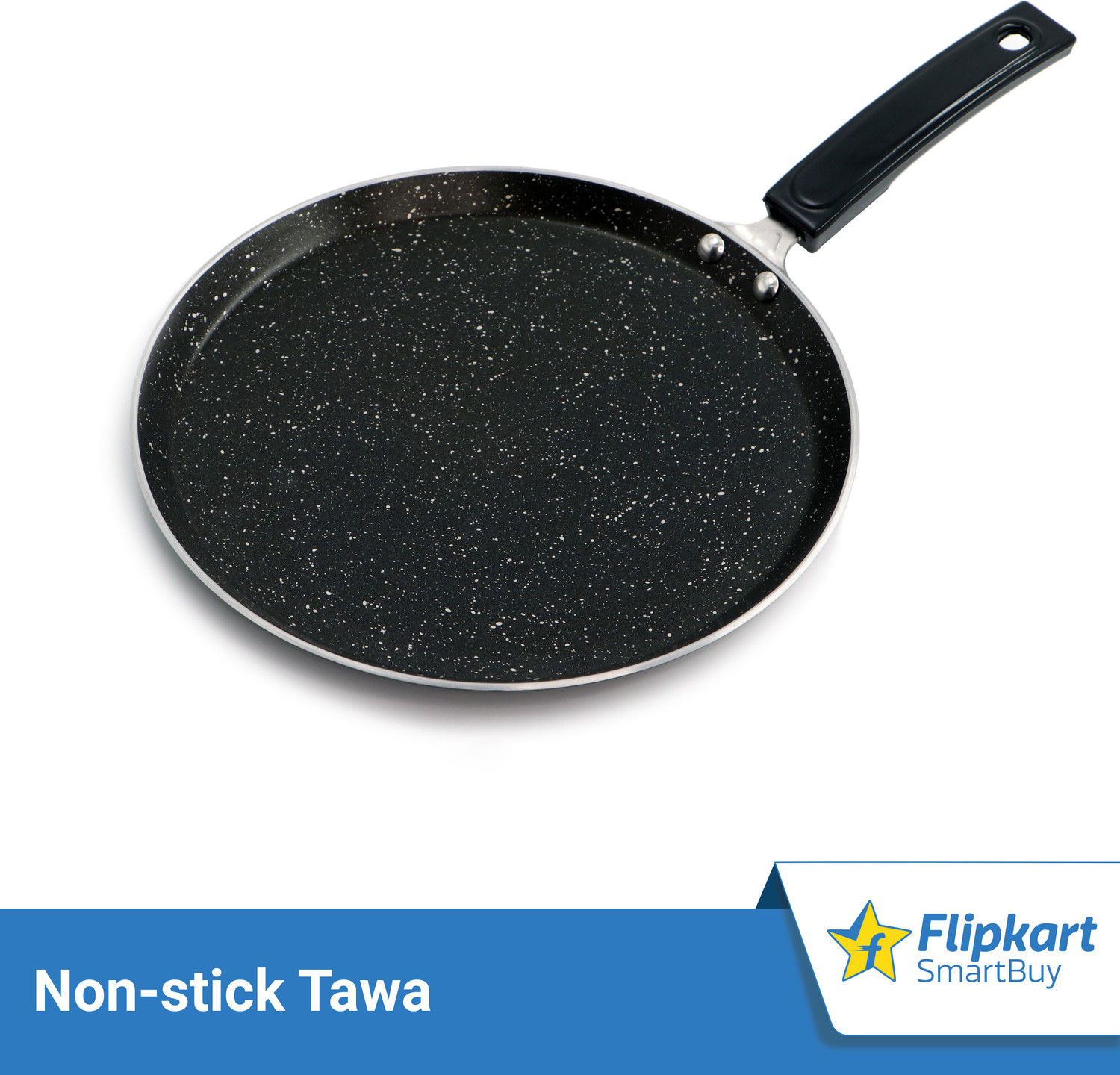 Image of Flipkart SmartBuy Induction Bottom Splatter Finish Tawa 28 cm diameter