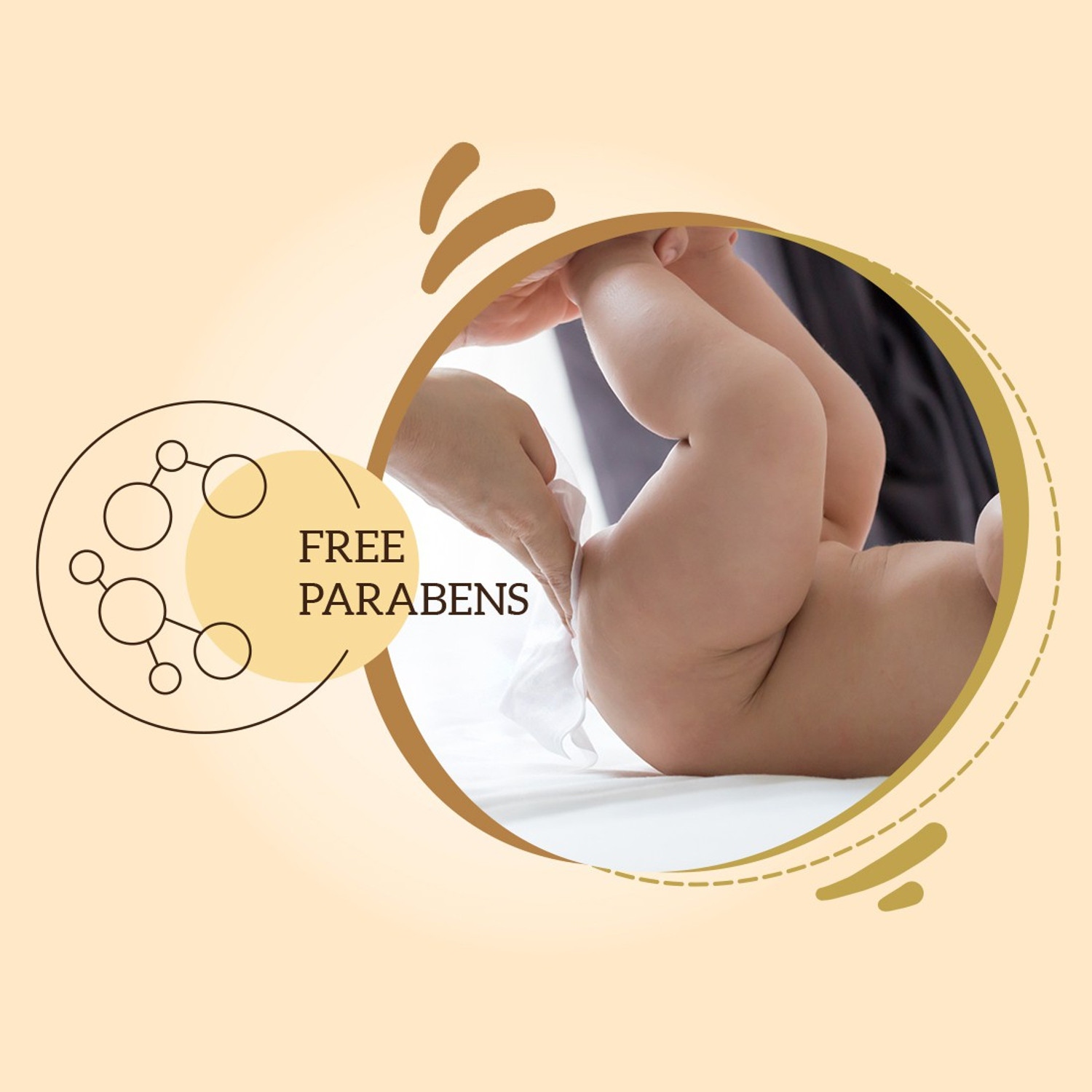 Image of Buddsbuddy Combo of 4 Coconut Based Skincare Baby Wet Wipes