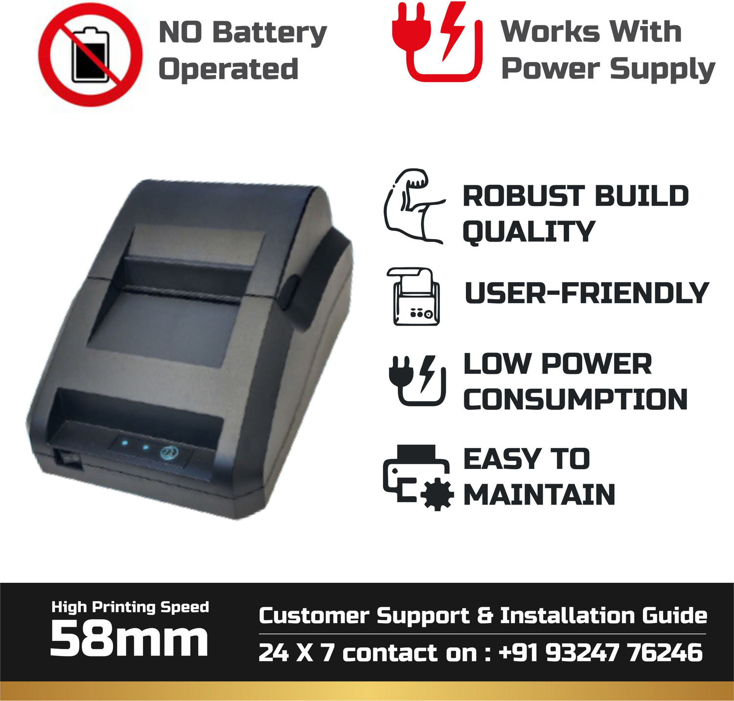 sestore.in KP206BUB 2 inch Bluetooth Thermal Receipt Printer also