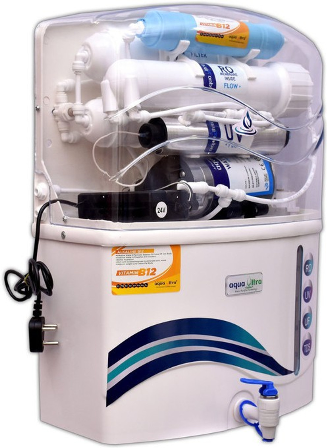 Image of Aquaultra Next Zen 15 L RO + UF + UV + UV LED + TDS Control Water Purifier