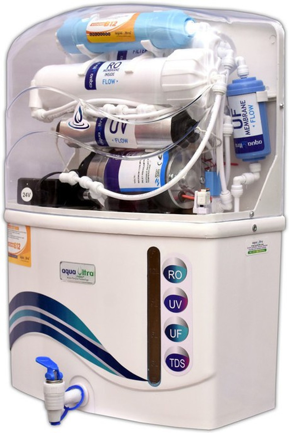 Image of Aquaultra Next Zen 15 L RO + UF + UV + UV LED + TDS Control Water Purifier