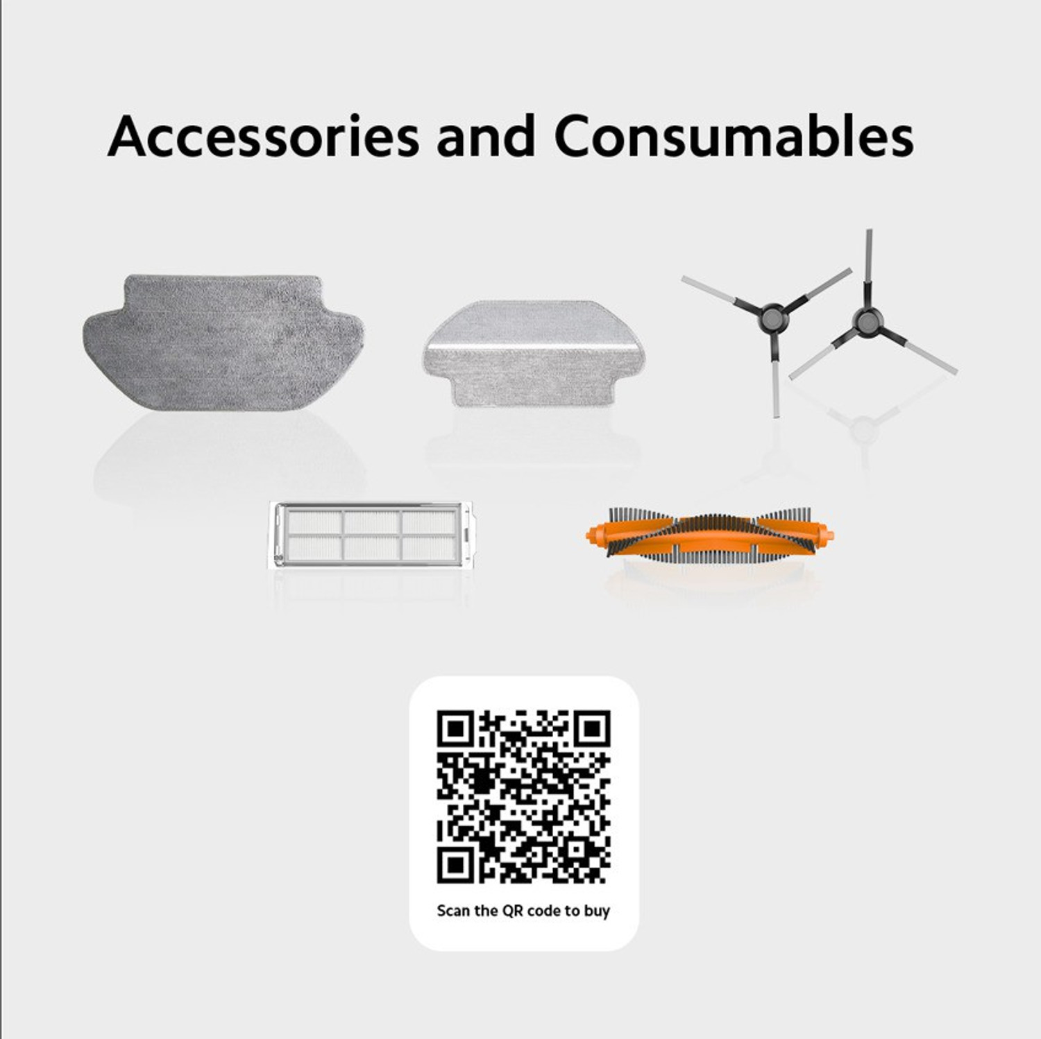 Image of Mi Robot Vacuum-Mop P (STYTJ02YM) Robotic Floor Cleaner with 2 in 1 Mopping and Vacuum (Google Assistant and Alexa)