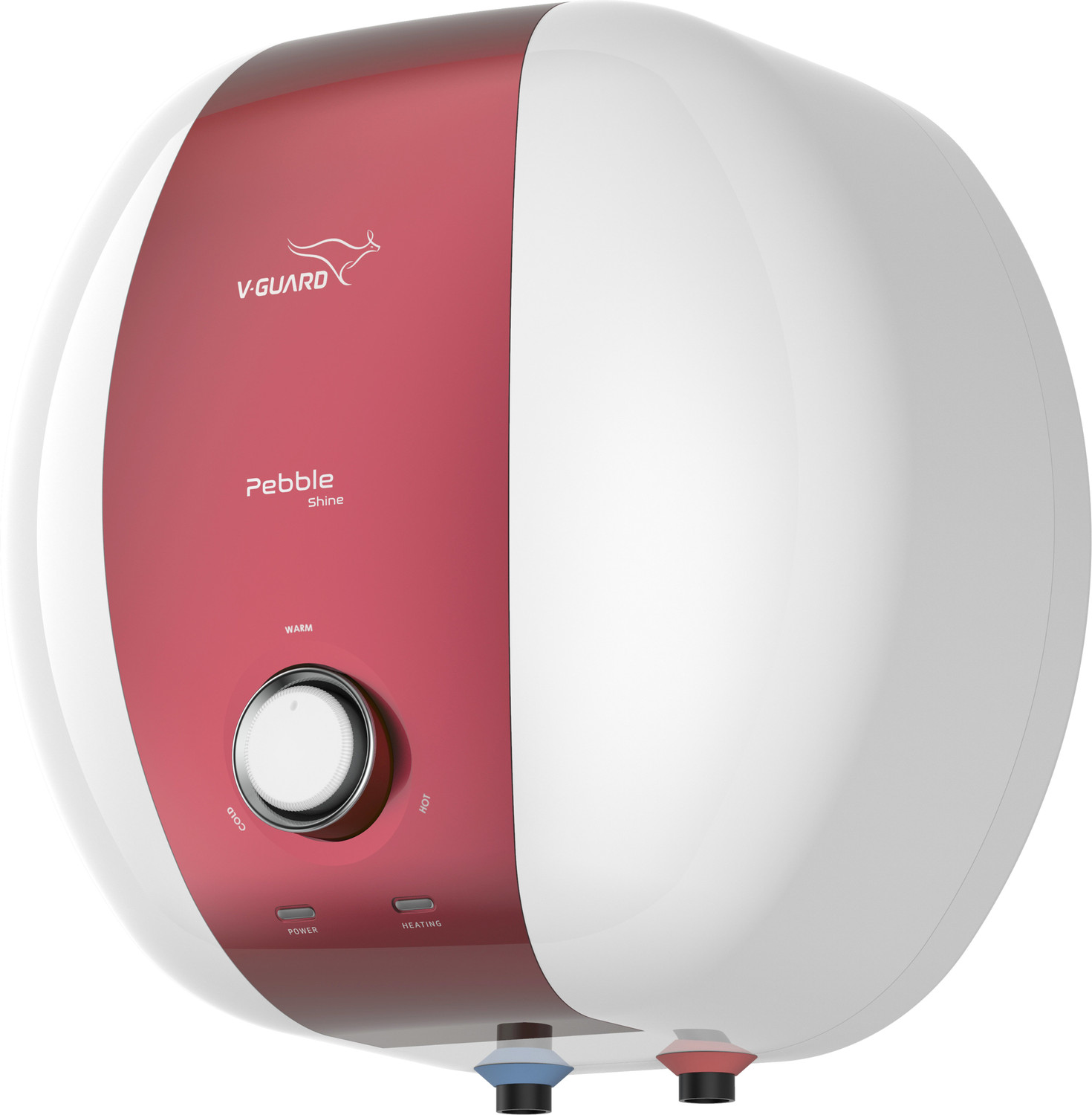 Image of V-Guard Pebble Shine 6 L Storage Water Geyser Rust-proof ABS Body| BEE 5 Star Rating | Advanced 4 Layer Safety | Suitable for Hard Water